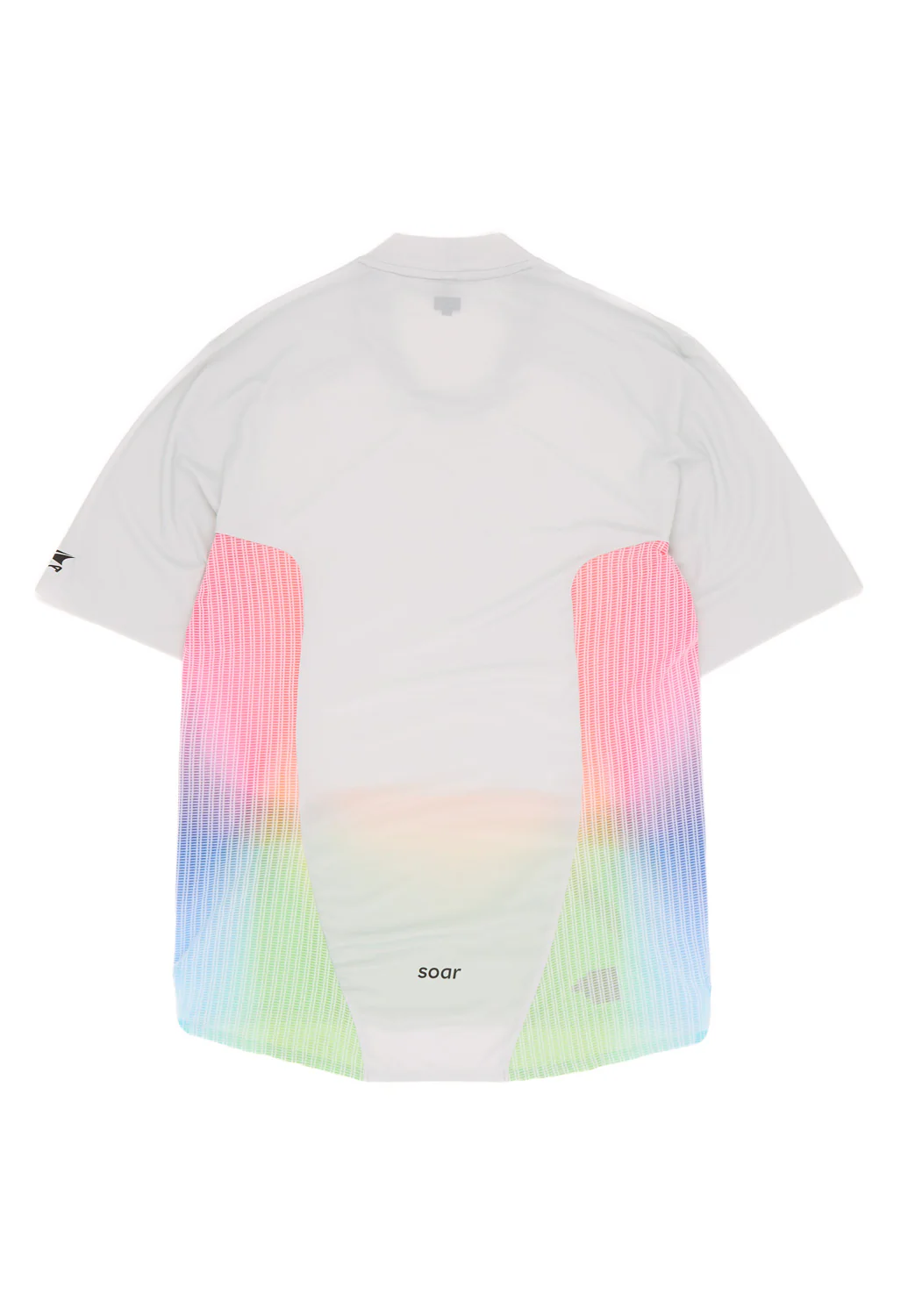 SOAR x Altra Men's Trail Race Top - Grey / Rainbow - Image 2