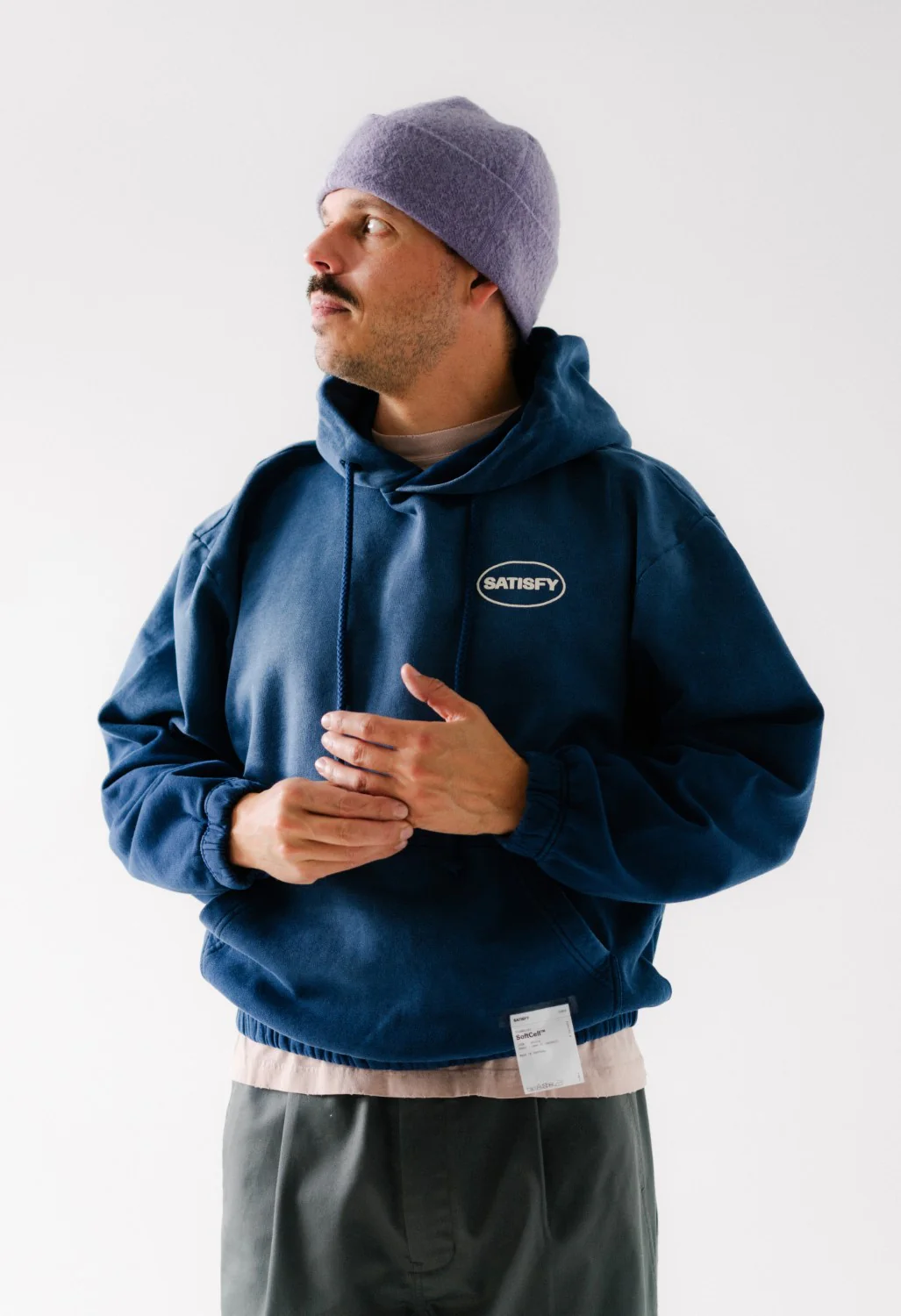 Satisfy SoftCell Hoodie - Sun Bleached Indigo - Image 9