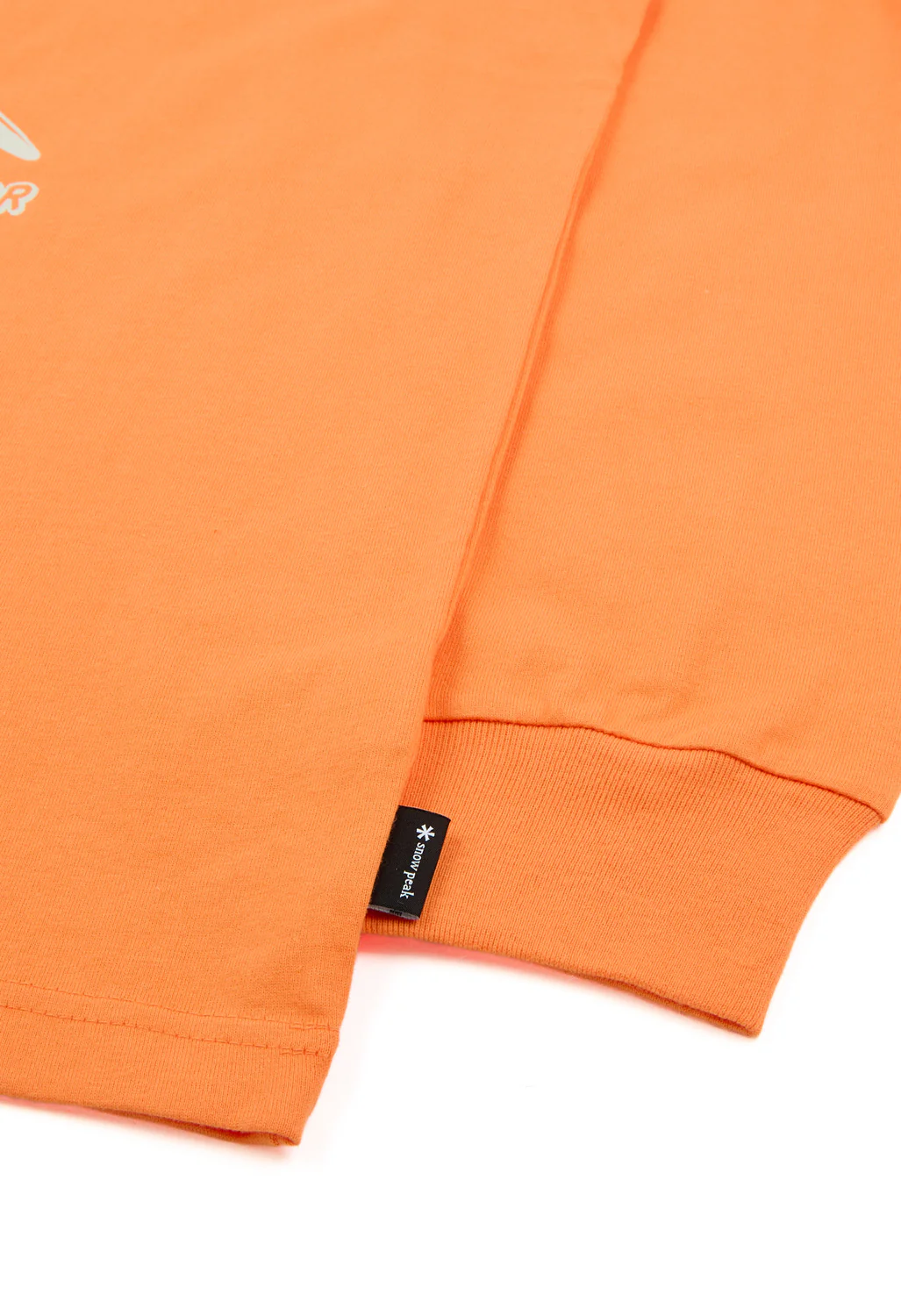 Snow Peak Solid & Delta Stake Long Sleeve T-Shirt - Orange - Image 5