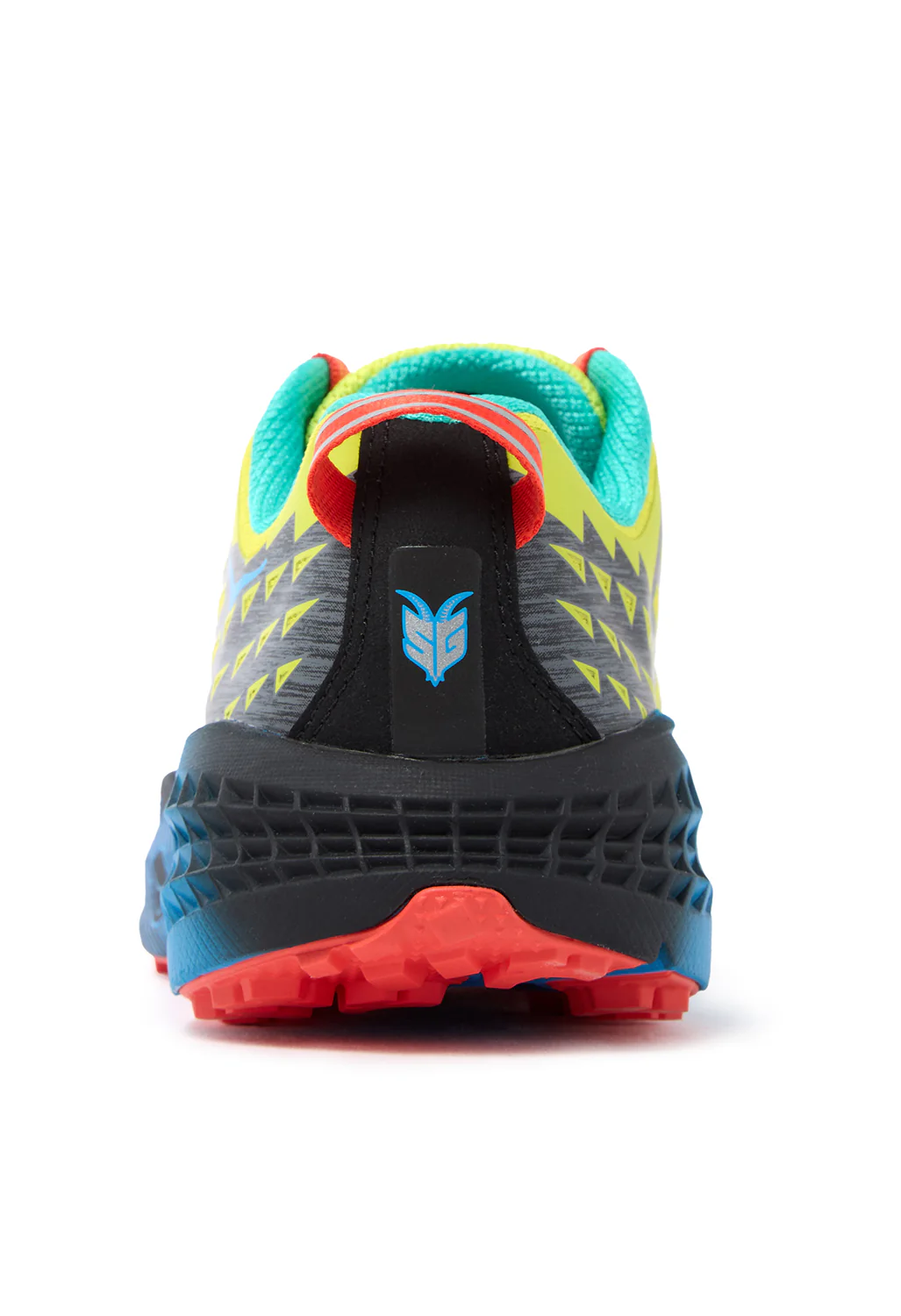 Hoka Speedgoat 2 Trainers - Hoka Citrus / Hoka Blue - Image 4