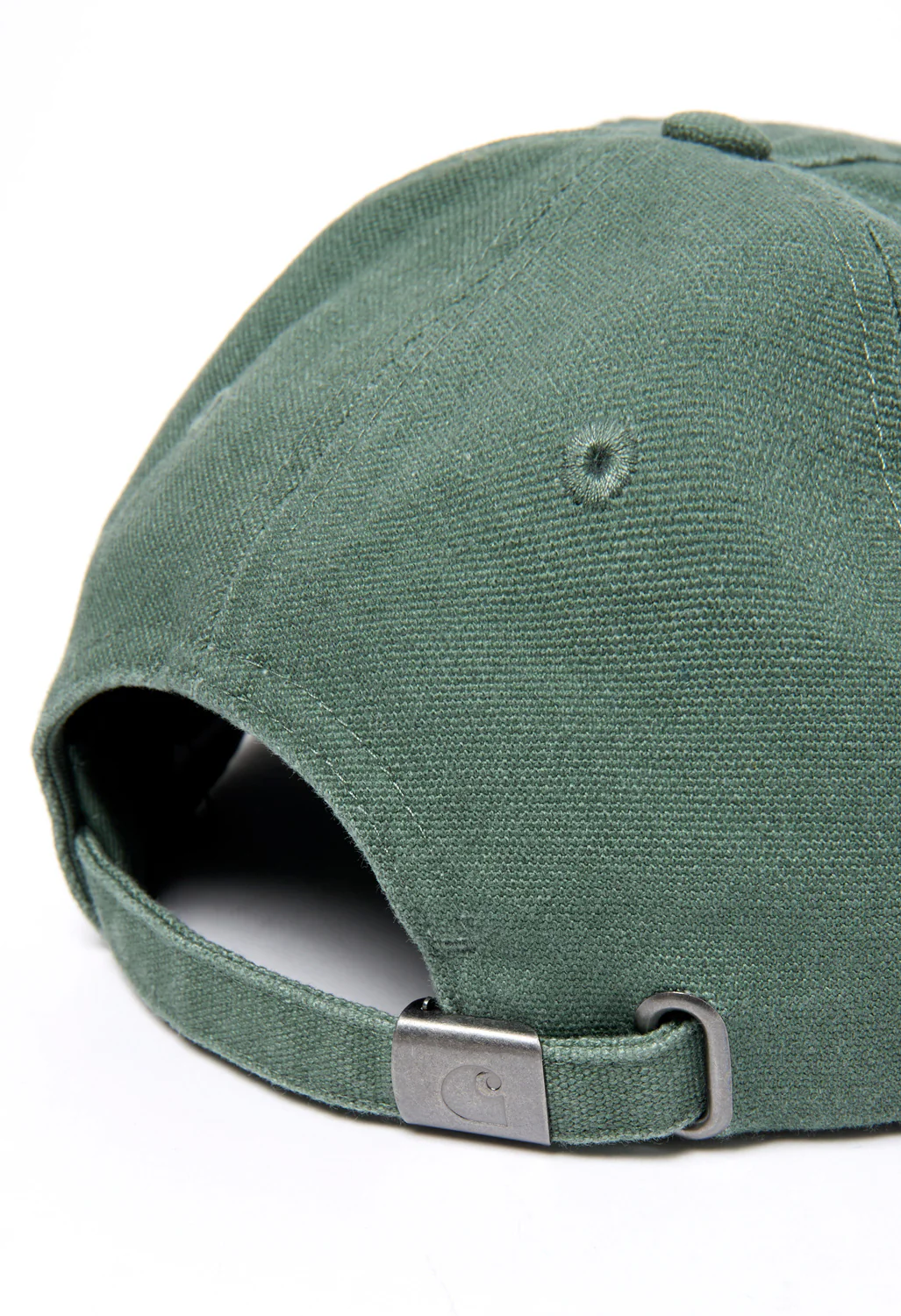 Carhartt WIP Stamp Cap - Duck Green / Black - Image 4