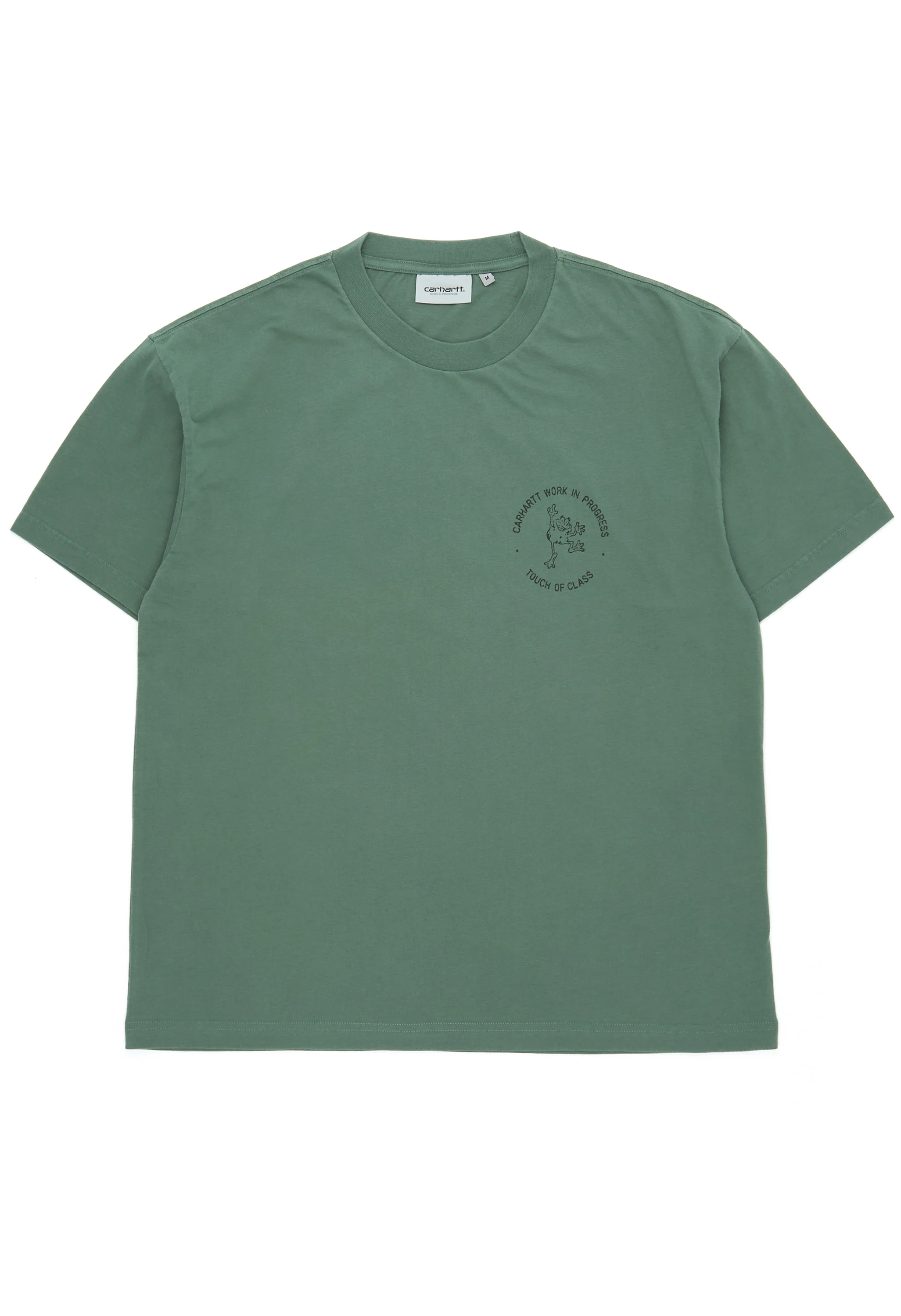 Carhartt WIP Stamp T-Shirt - Duck Green / Black - Image 2
