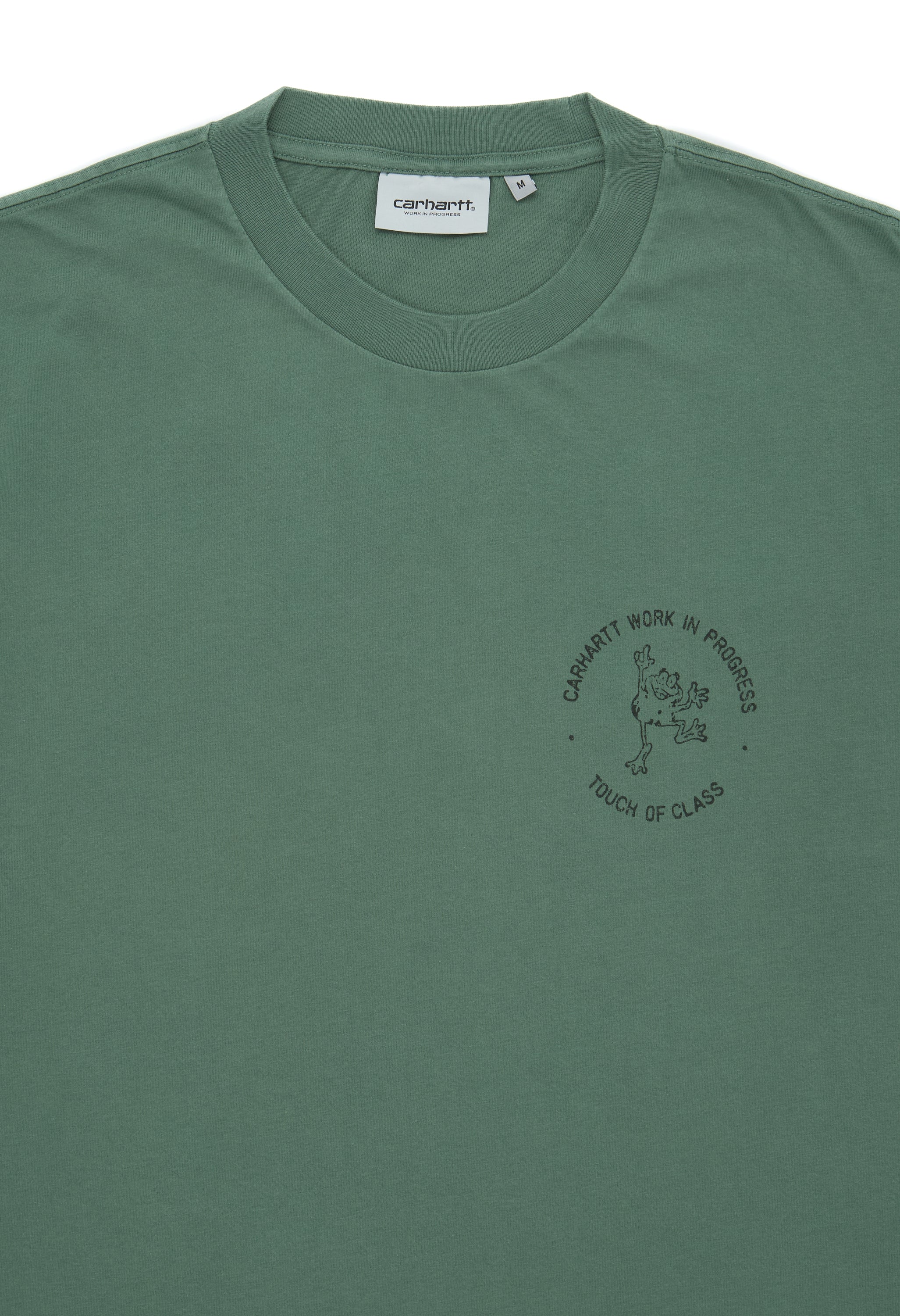 Carhartt WIP Stamp T-Shirt - Duck Green / Black - Image 3