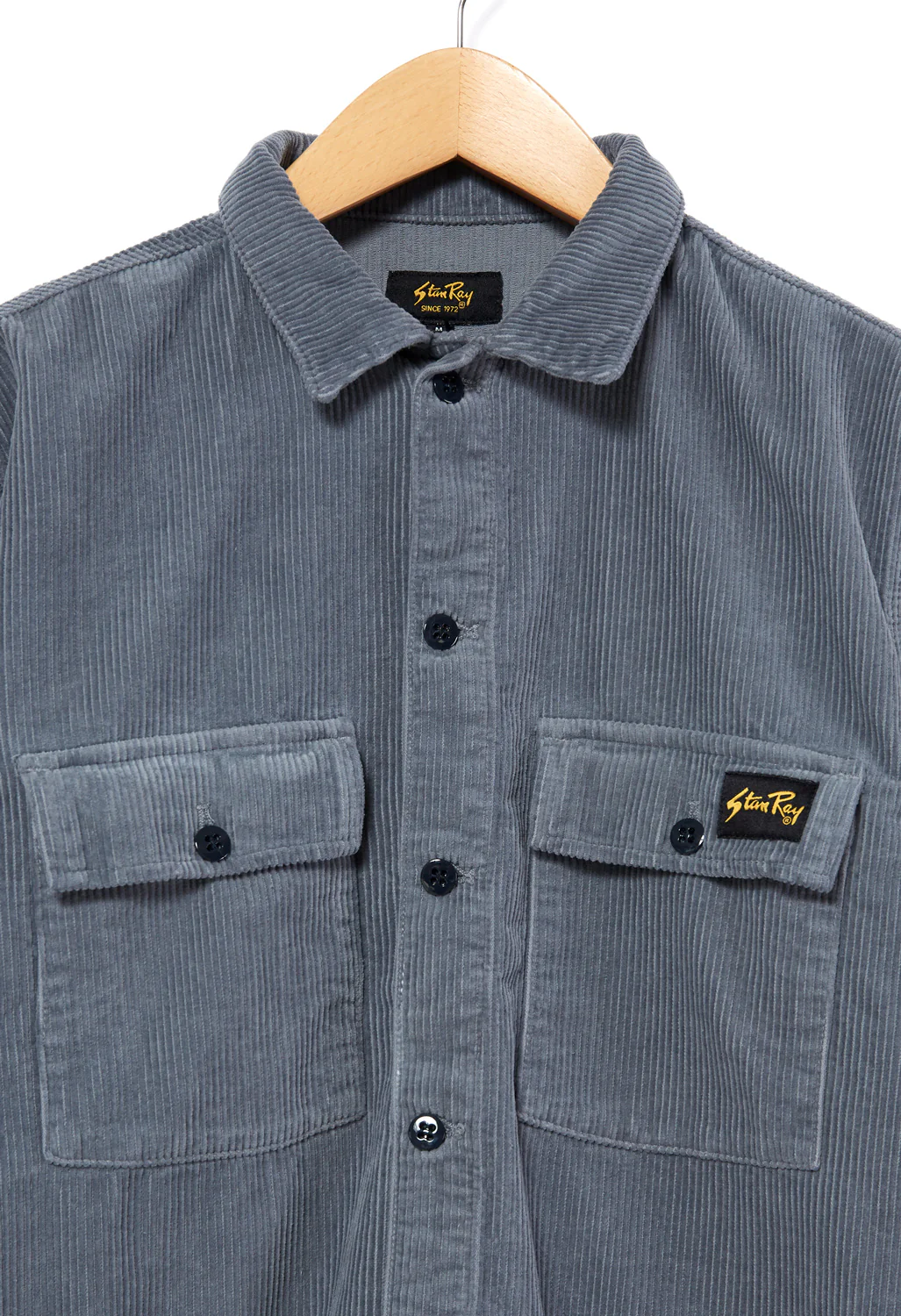 Stan Ray Men's CPO Shirt - Battle Grey Cord - Image 3