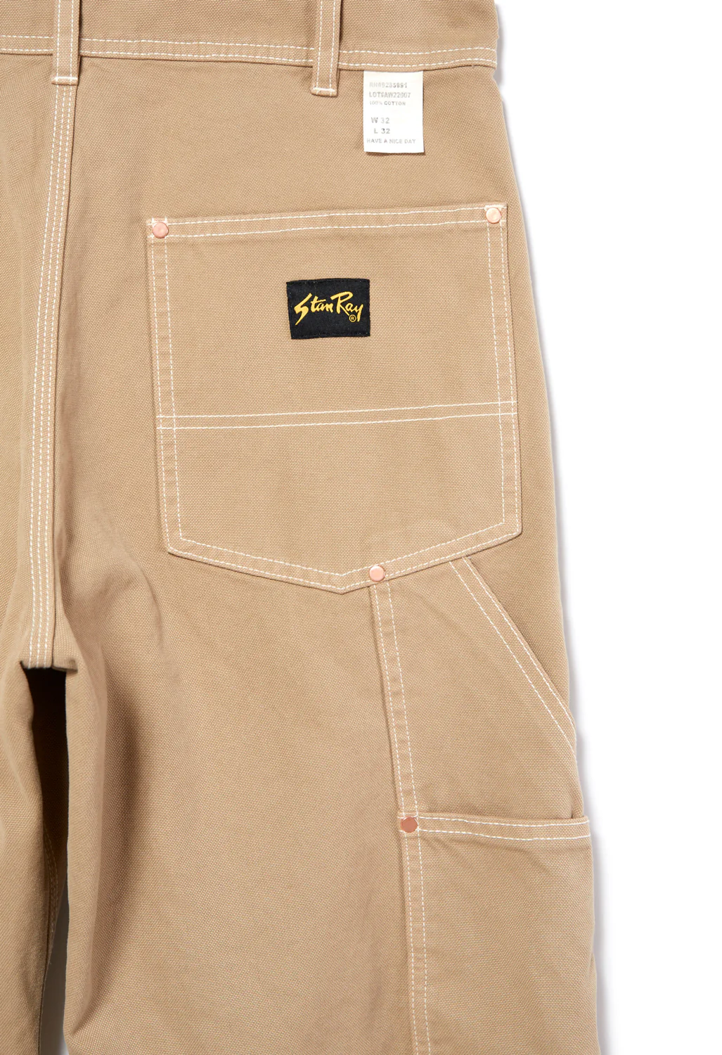 Stan Ray Men's Double Knee Pants - Khaki Duck - Image 3