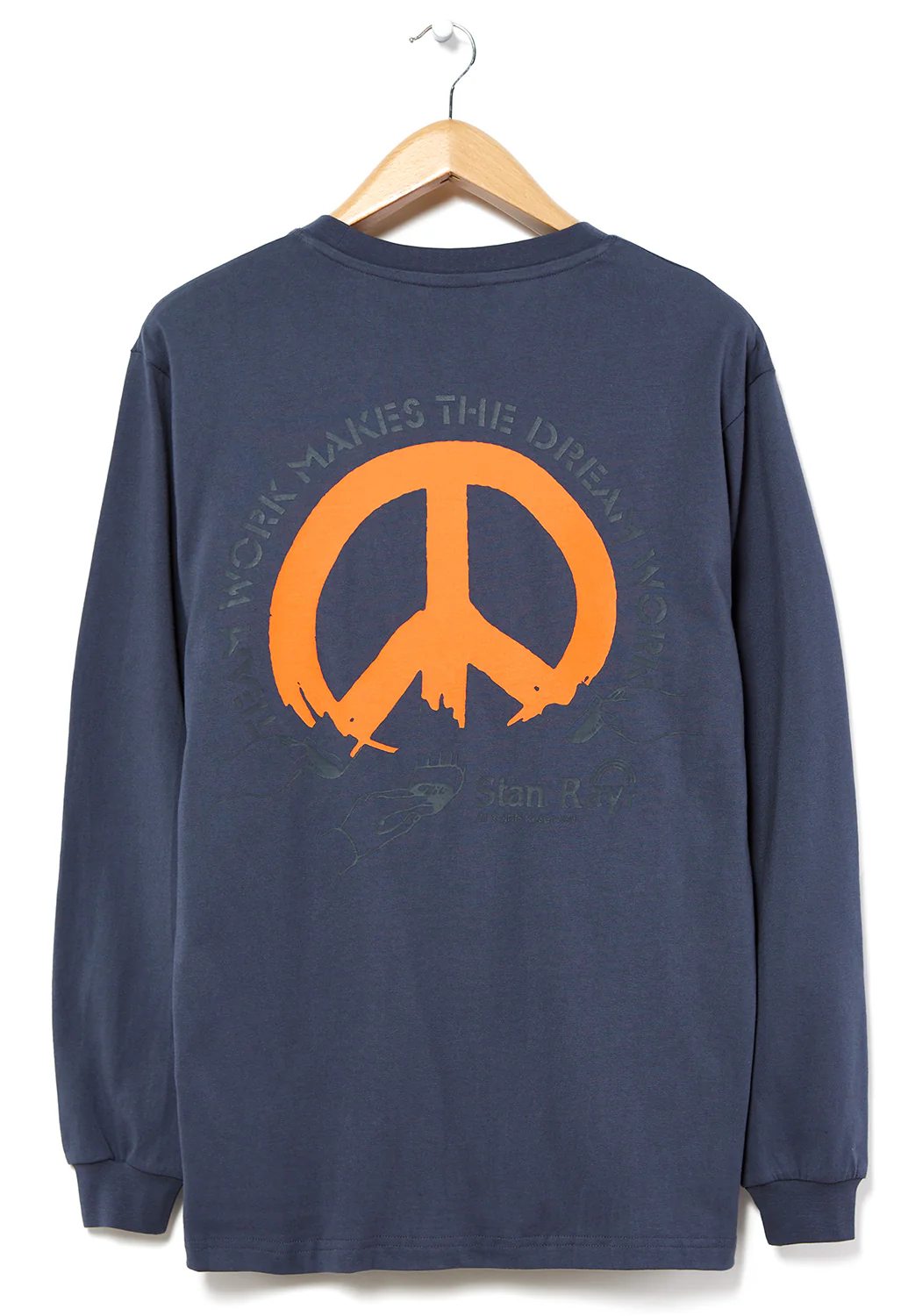 Stan Ray Men's Dreamworks Long Sleeve T-Shirt - Battle Ship Grey