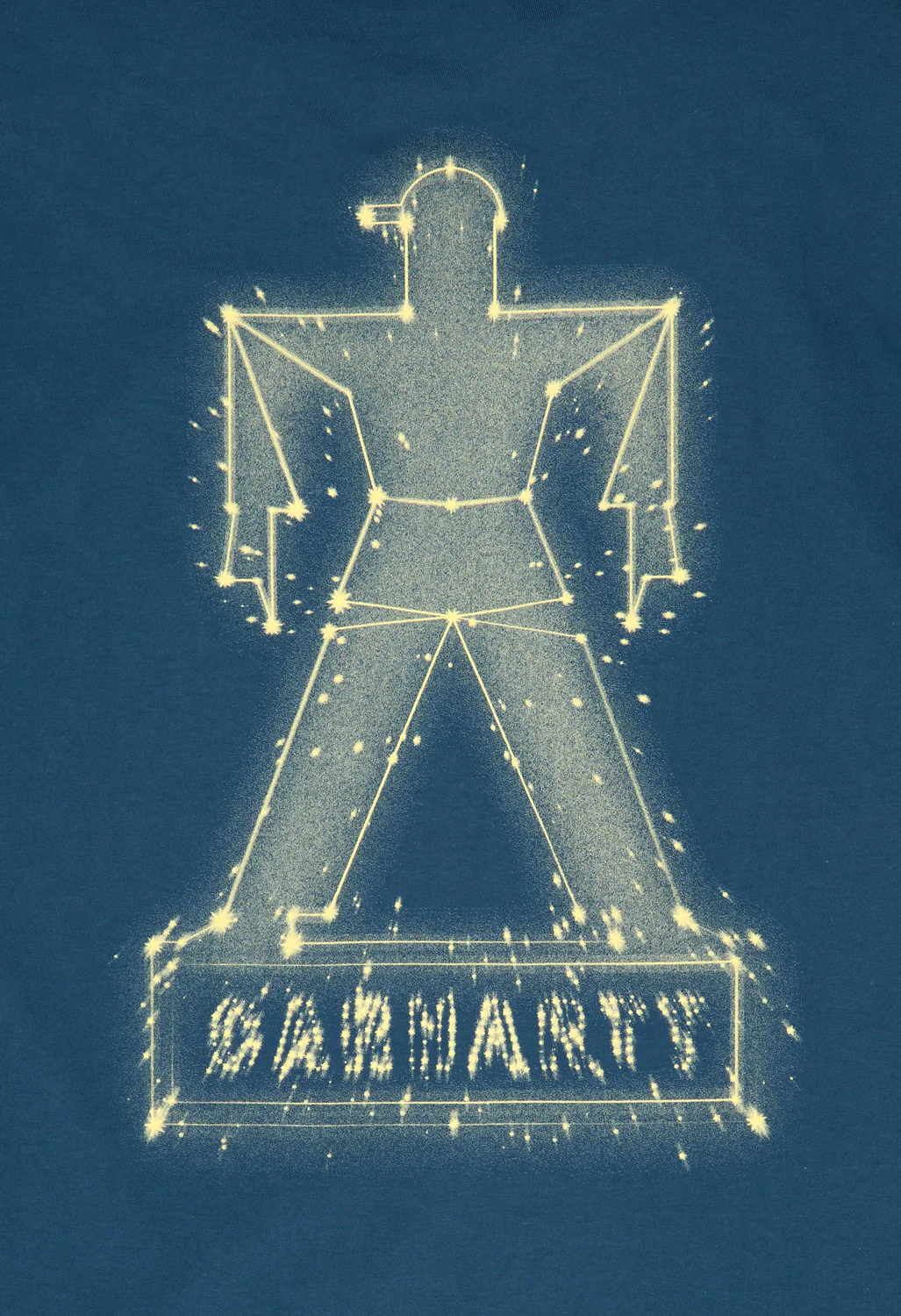 Carhartt WIP Stargazer T-Shirt - Dusky Blue / Yellow - Image 4