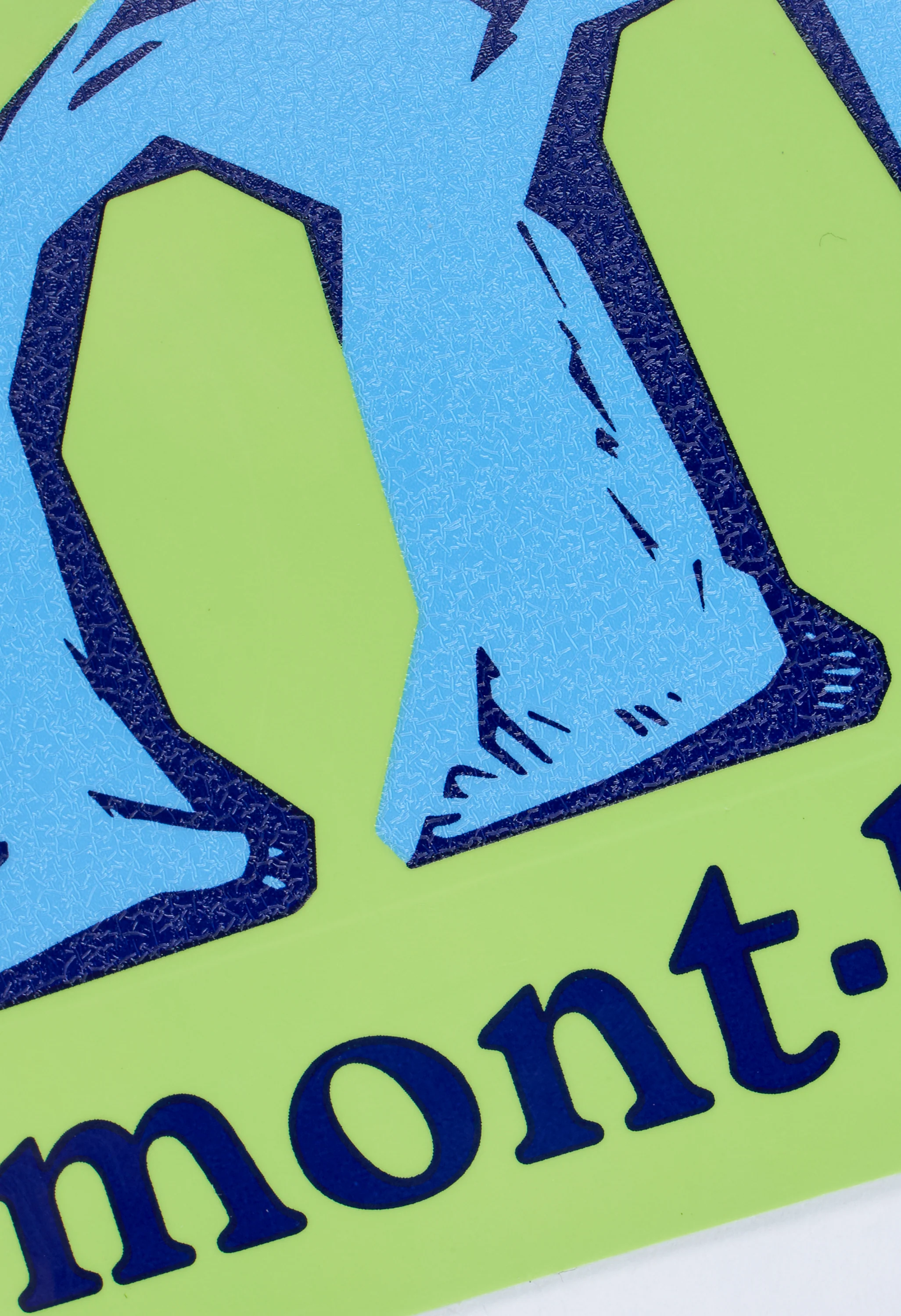 Montbell Sticker Boulder - French Blue - Image 2