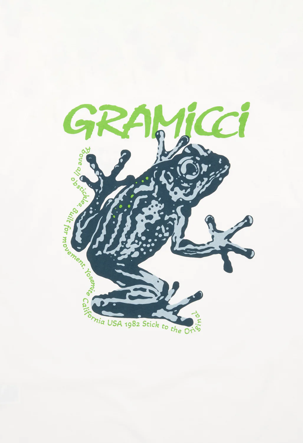 Gramicci Sticky Frog Tee - White - Image 4