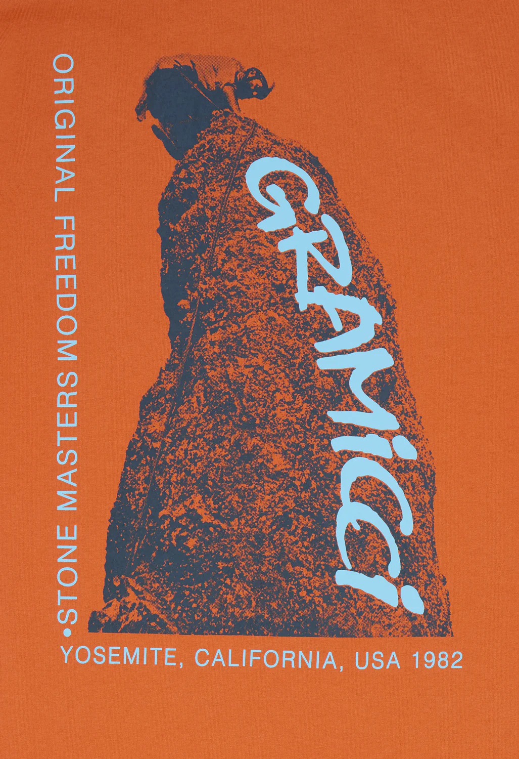 Gramicci Stonemasters Tee - Burnt Orange - Image 4