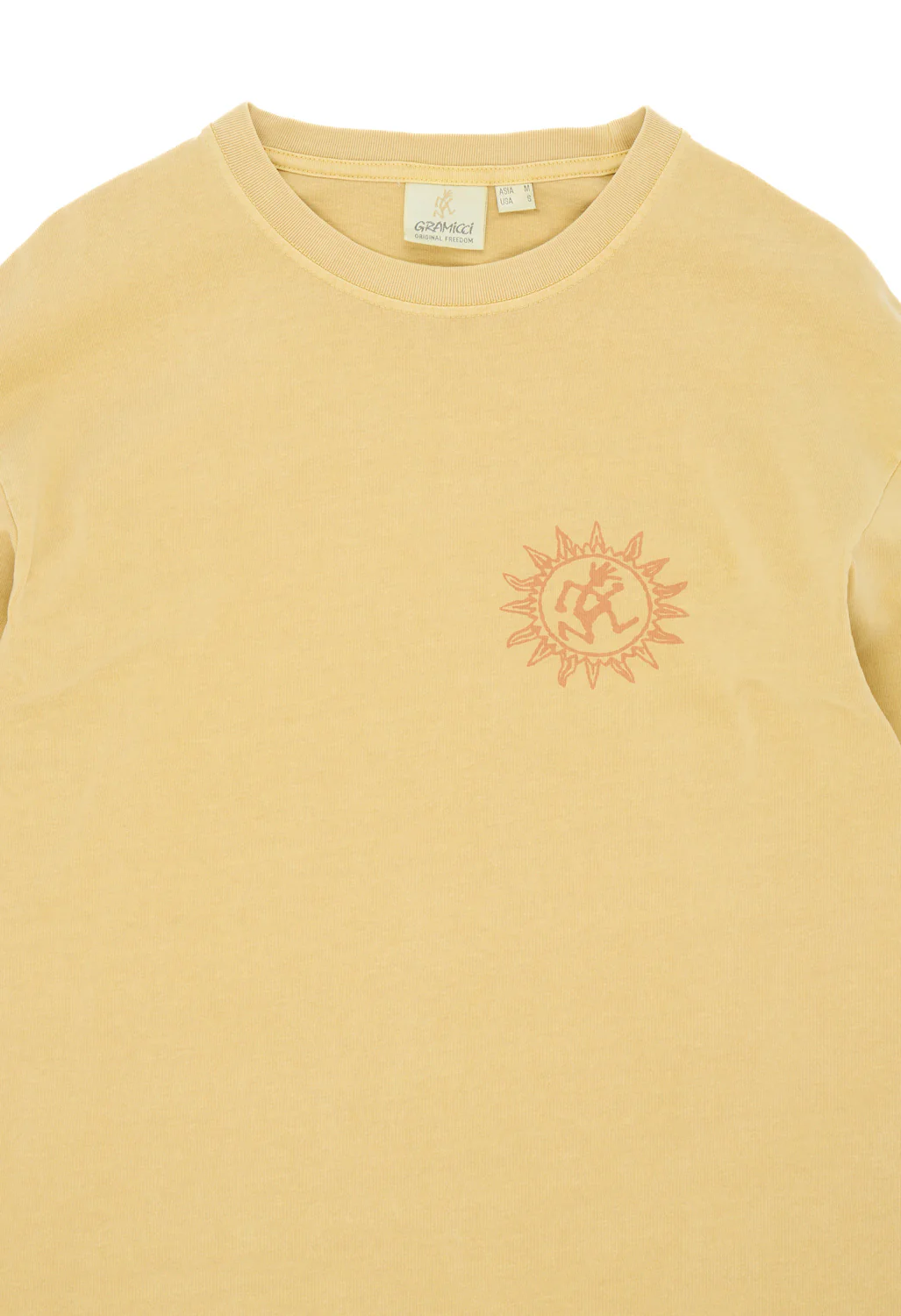 Gramicci Sun Long Sleeve Tee - Mustard Pigment - Image 3