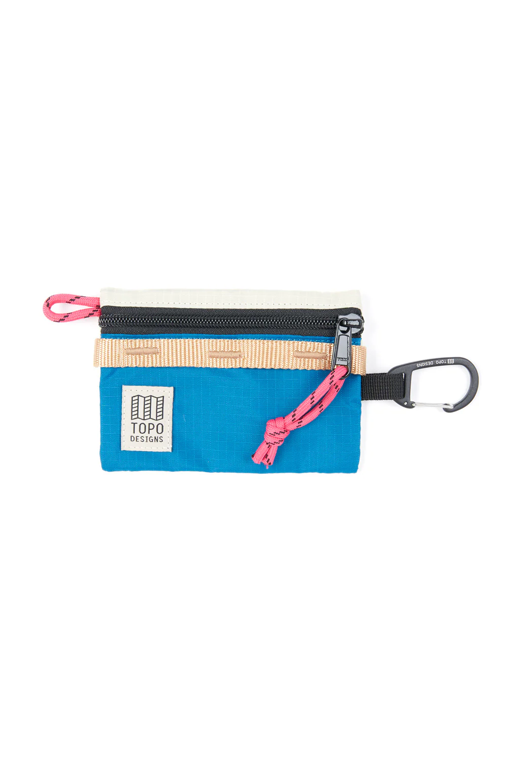 Topo Designs Accessory Bag Mountain - Bone White / Blue