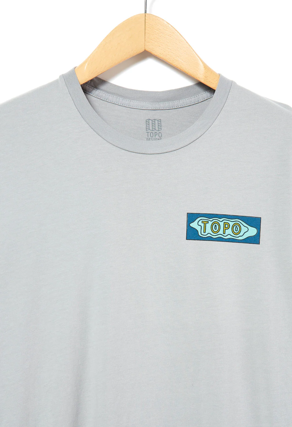 Topo Designs Men's Geographic Tee - Grey - Image 3