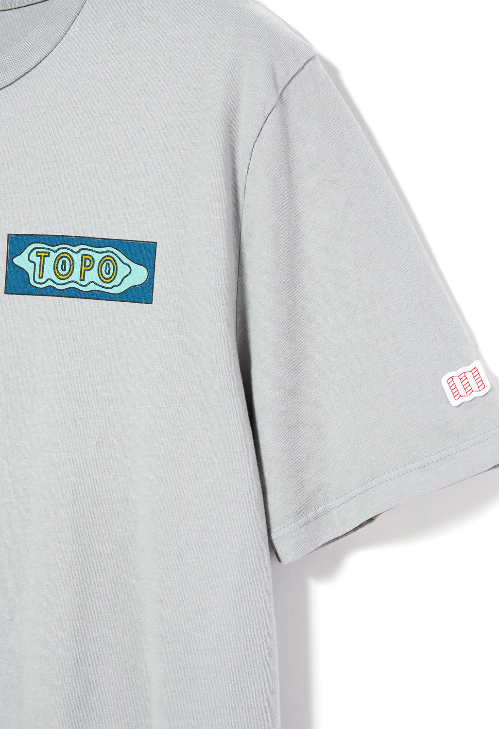 Topo Designs Men's Geographic Tee - Grey - Image 4