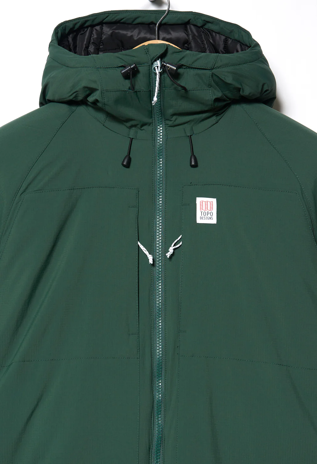 Topo Designs Men's Mountain Puffer Hoodie - Forest - Image 3