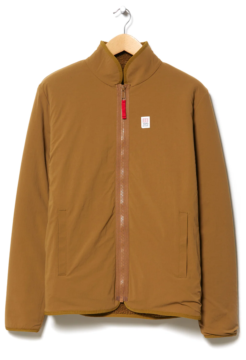 Topo Designs Men's Sherpa Jacket - Dark Khaki / Dark Khaki - Image 2