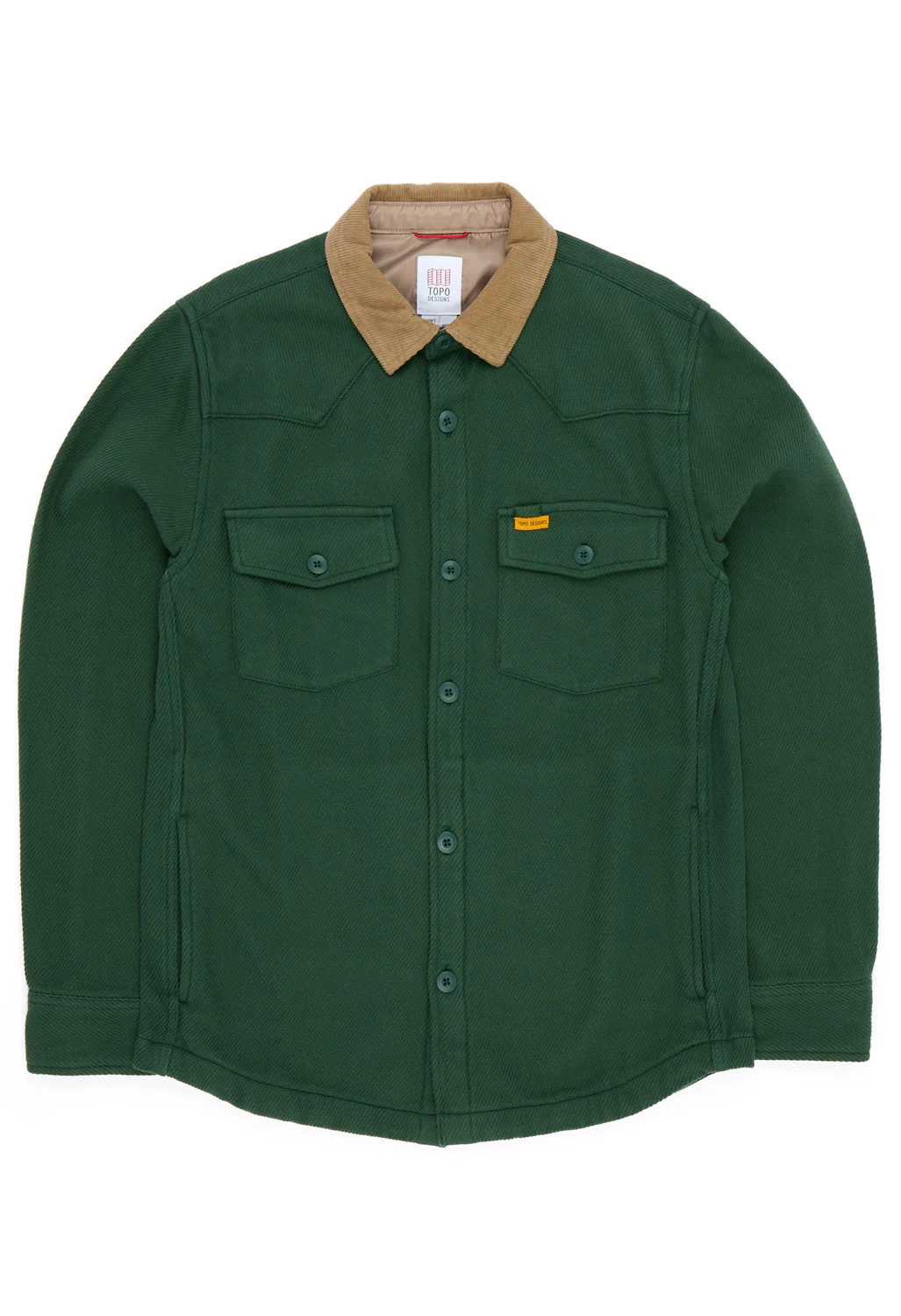 Topo Designs Men's Onlooker Twill Shirt Jacket - Forest