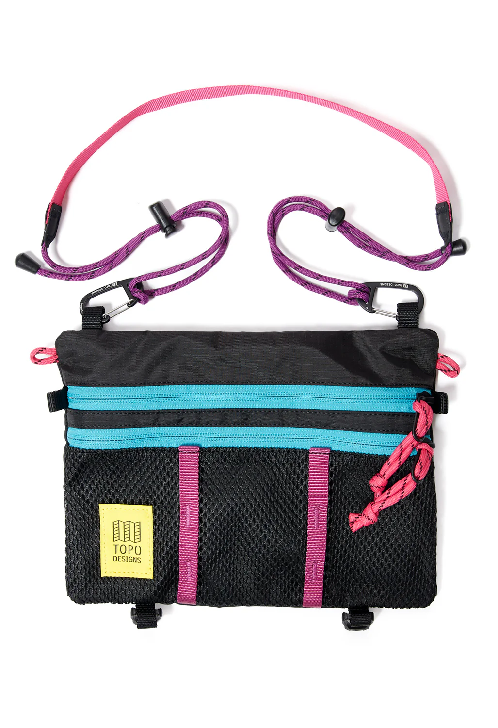 Topo Designs Mountain Accessory Shoulder Bag - Black / Grape