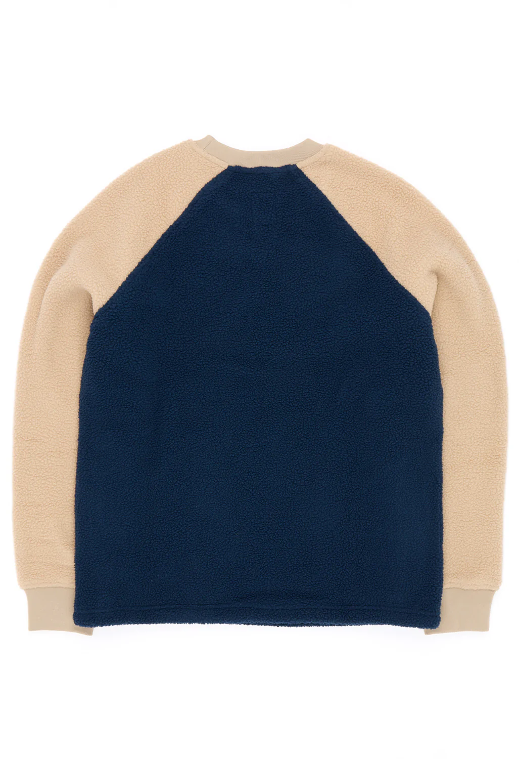 Topo Designs Mountain Fleece Crewneck - Midnight / Oatmeal - Image 2
