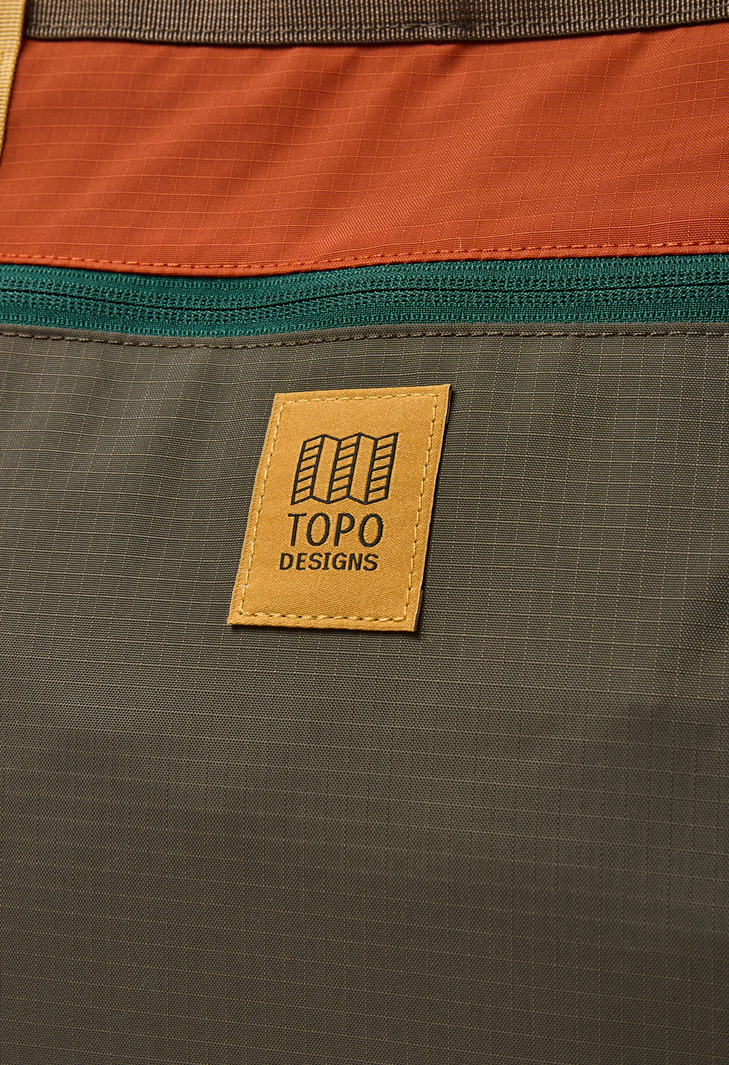 Topo Designs Mountain Utility Tote - Woodland / Terracotta - Image 3