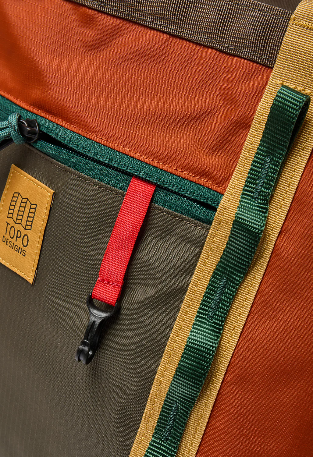 Topo Designs Mountain Utility Tote - Woodland / Terracotta - Image 4