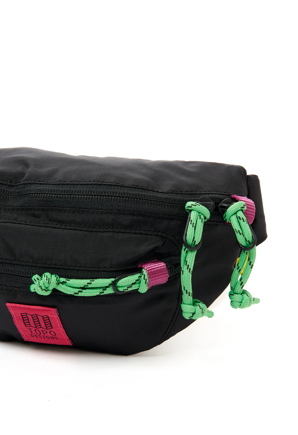 Topo Designs Mountain Waist Pack - Black / Pink - Image 3