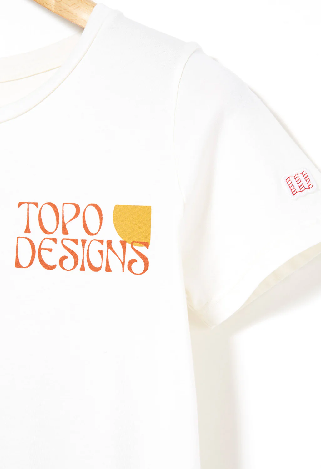 Topo Designs Women's Canyons Tee - Natural - Image 4