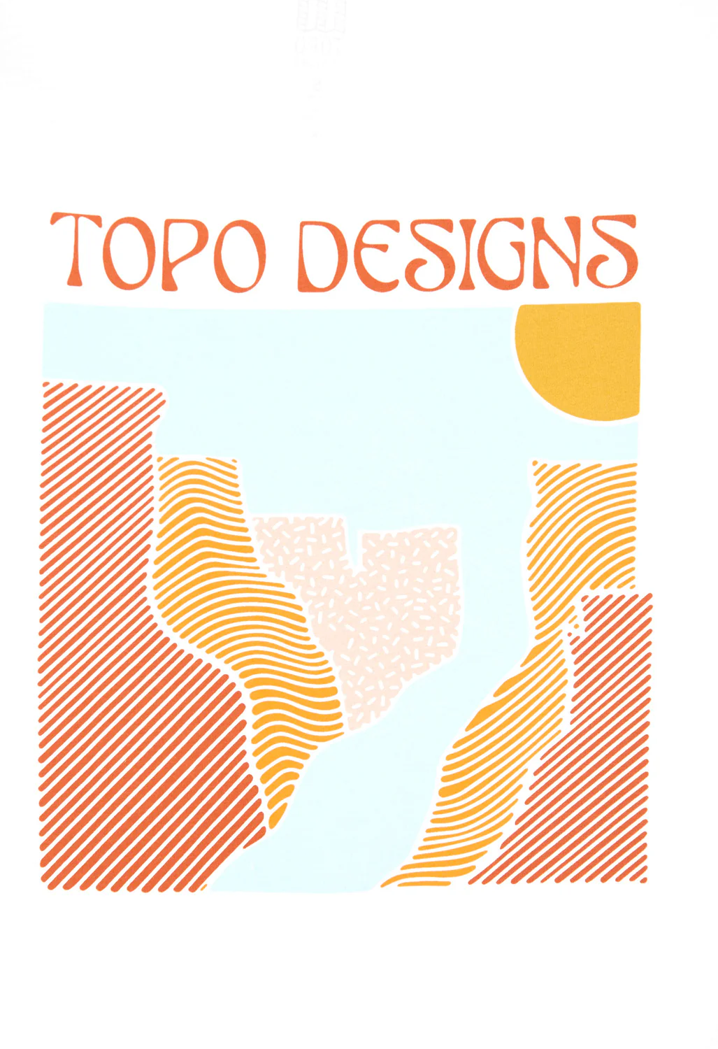 Topo Designs Women's Canyons Tee - Natural - Image 5