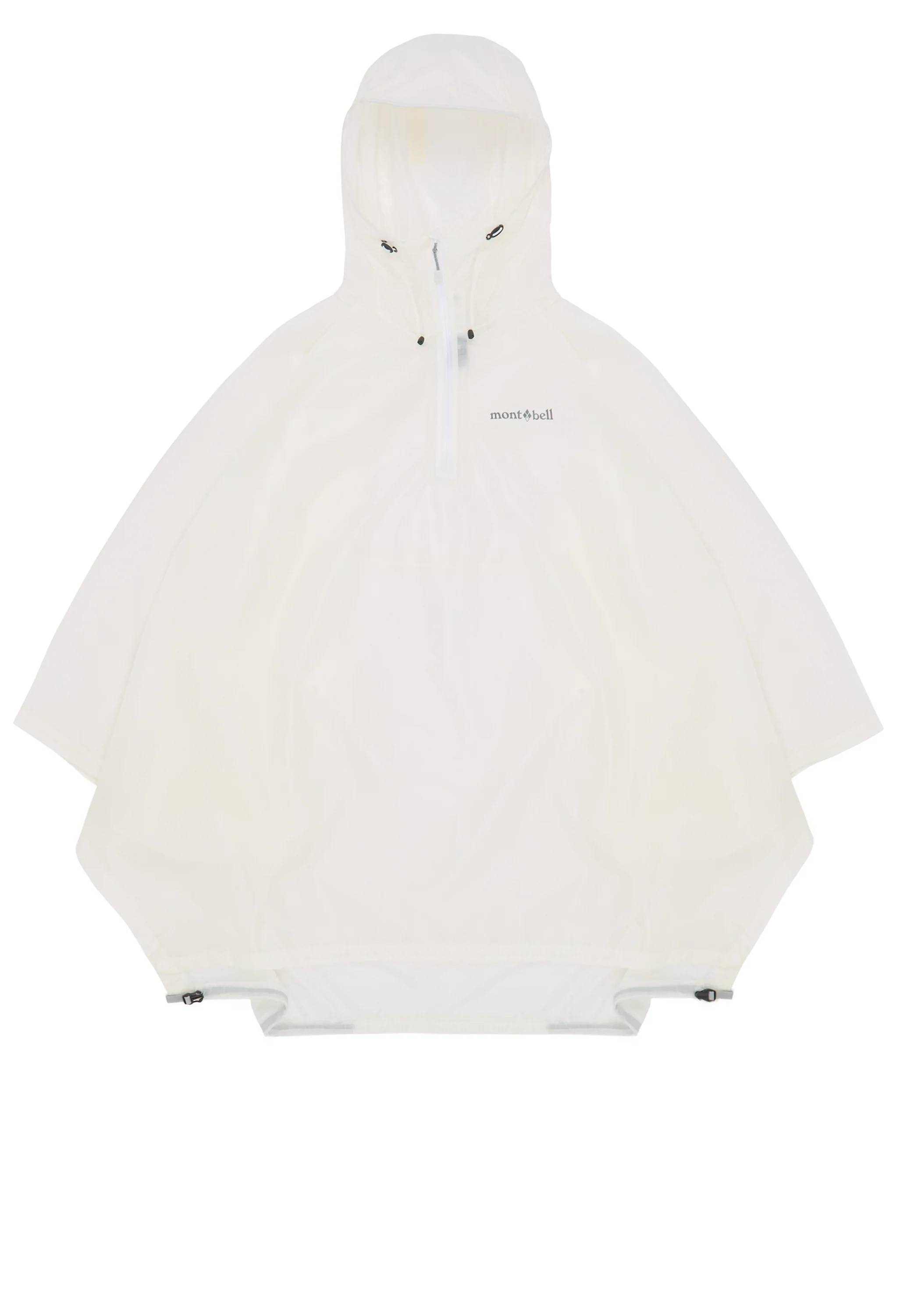 Montbell Trekking Rain Poncho - White