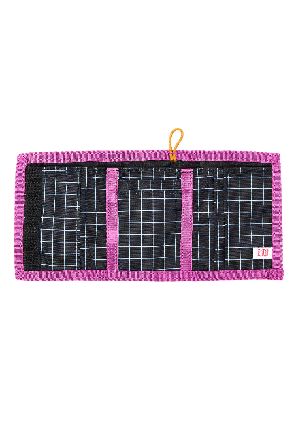 Topo Designs Tri-Fold Wallet - B/W Grid - Image 3