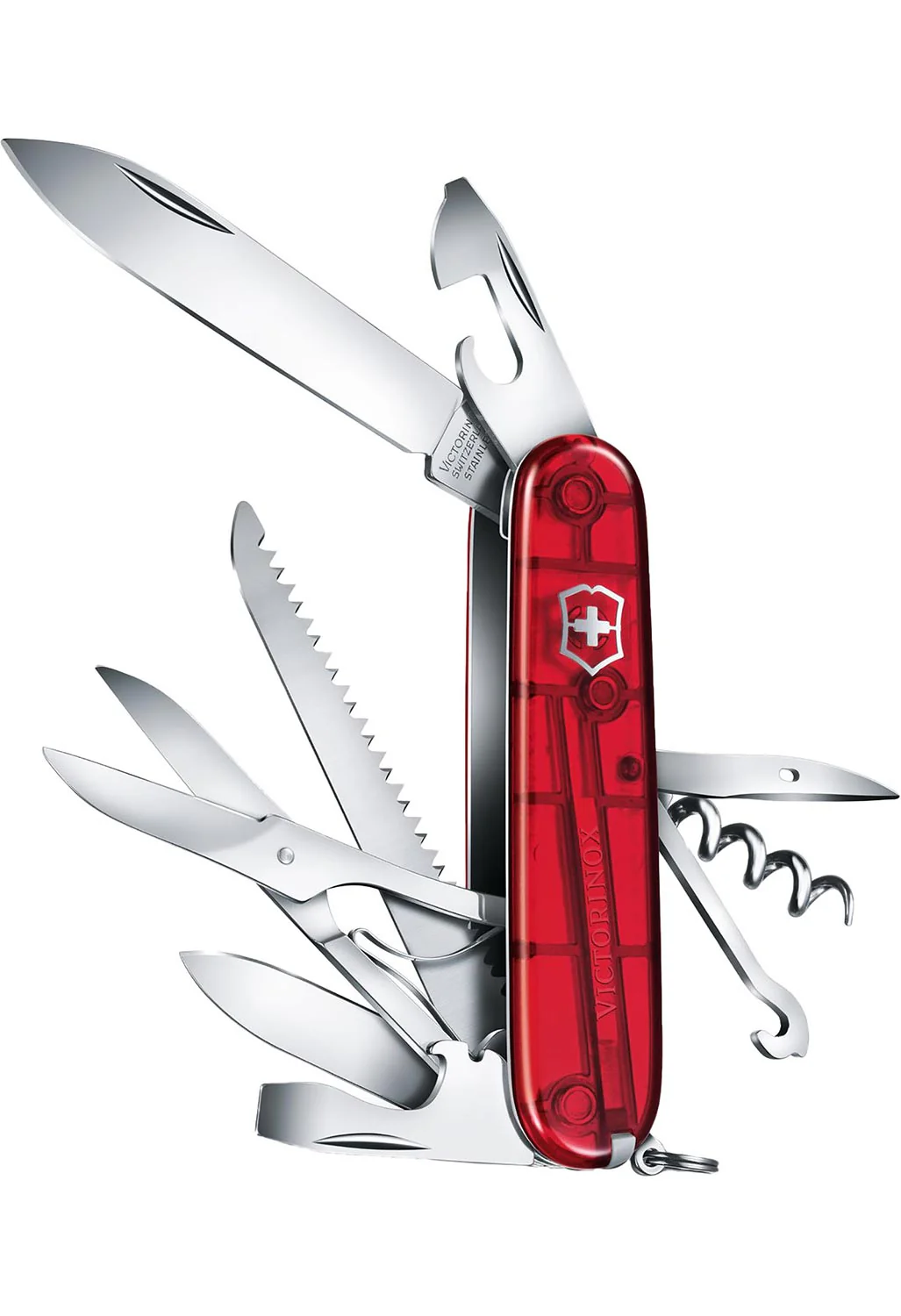 Victorinox Jelly Huntsman Multi Tool - Red - Image 2