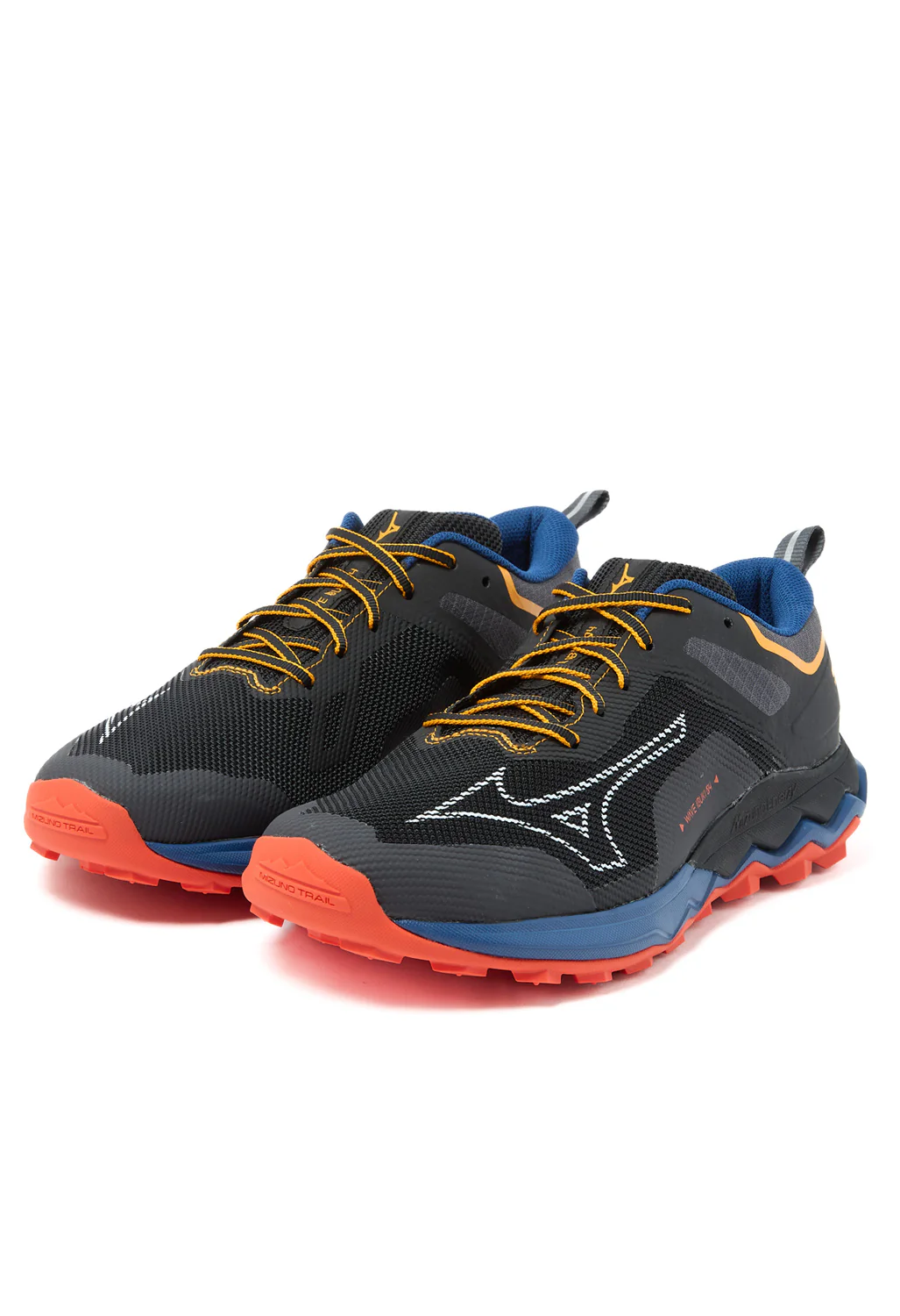 Mizuno Wave Ibuki 4 - Ebony / White / Spicy Orange - Image 2