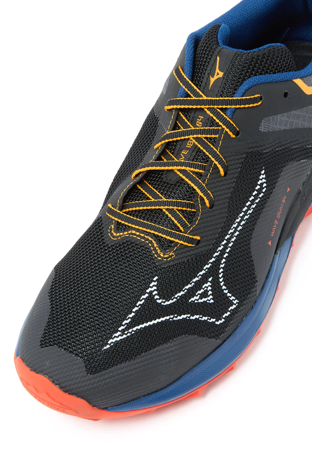 Mizuno Wave Ibuki 4 - Ebony / White / Spicy Orange - Image 3