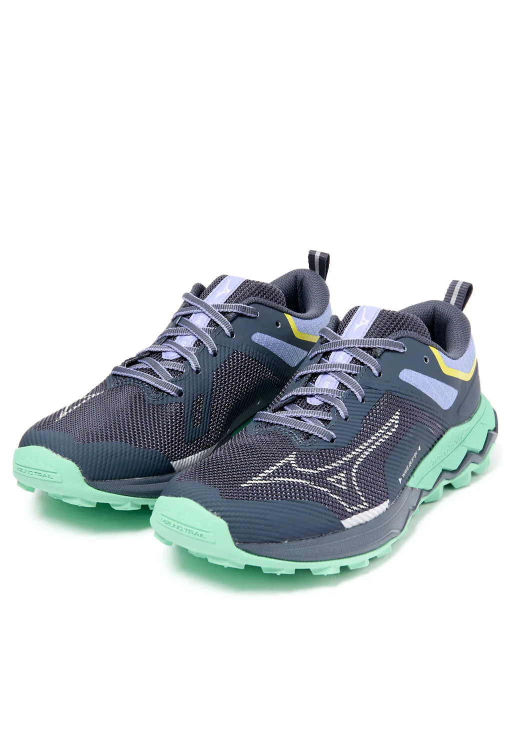 Mizuno Women's Wave Ibuki 4 - India Ink / Nimbus Cloud / Dusty Jade Green - Image 3