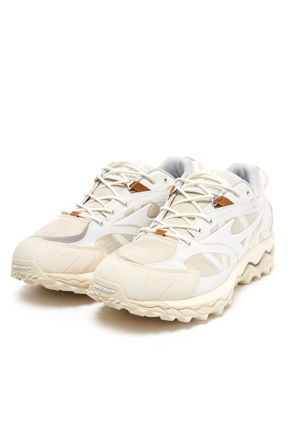 Mizuno Wave Mujin TL GTX Trainers - Summer Sand / White / Mother of Pearl - Image 3