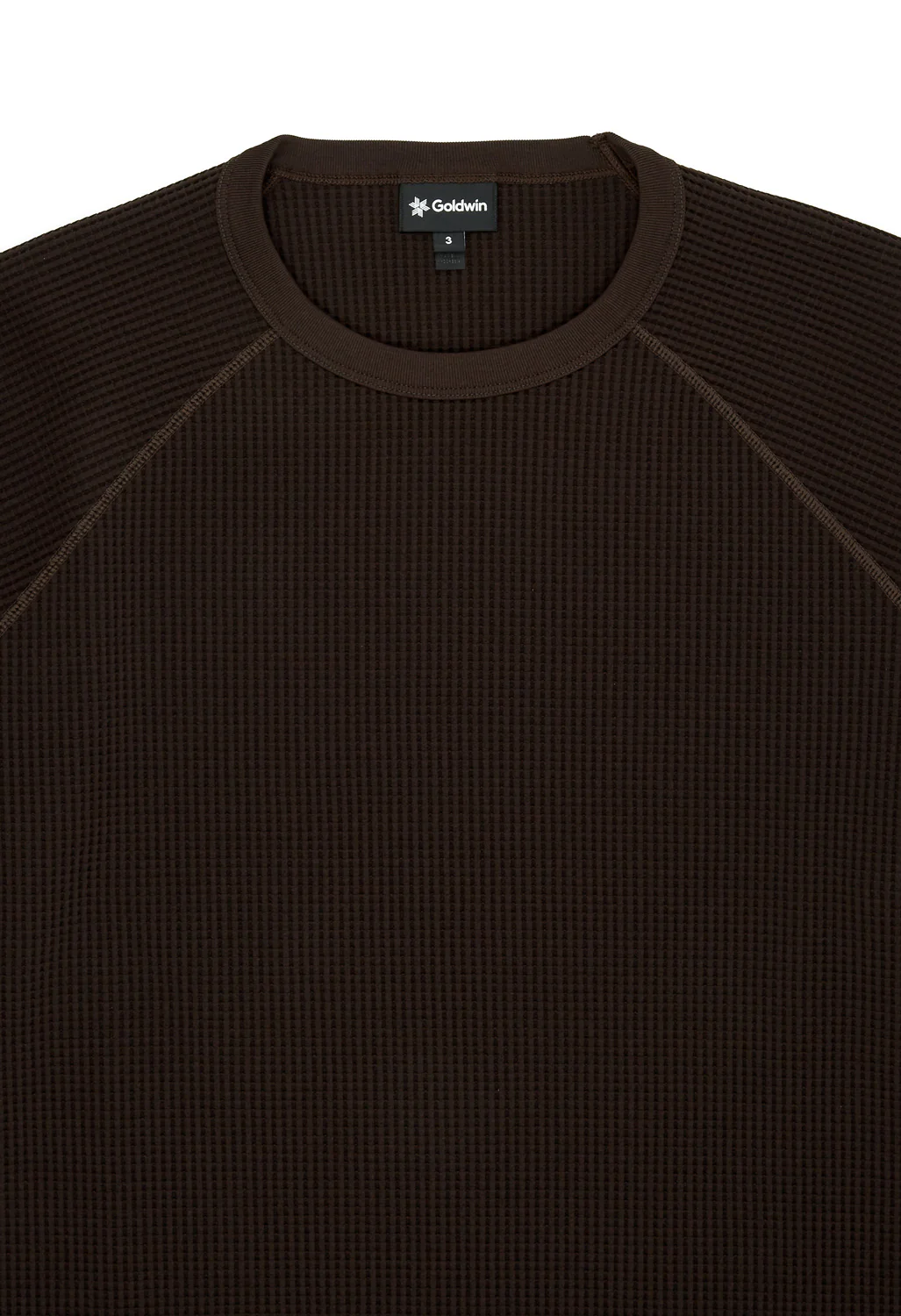 Goldwin WF Light Long Sleeve T-Shirt - Jet Brown - Image 3