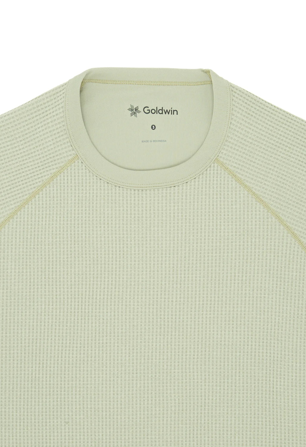 Goldwin WF Light Long Sleeve T-shirt - Oak Beige - Image 3