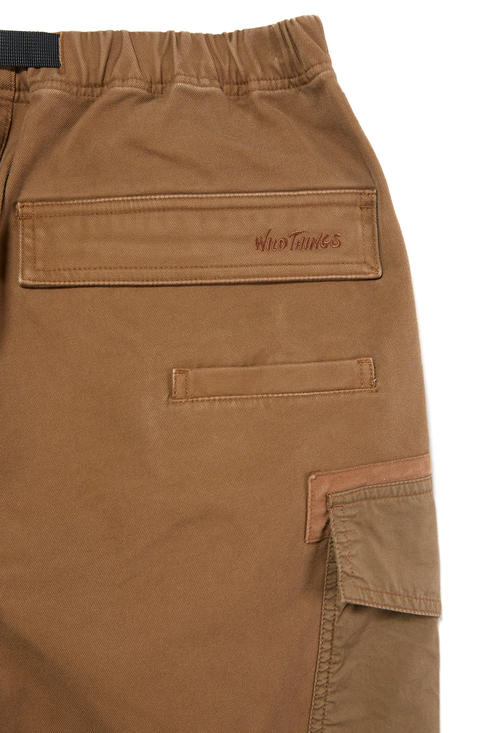 Wild Things Men's Backsatin Field Cargo Pants - Beige - Image 7
