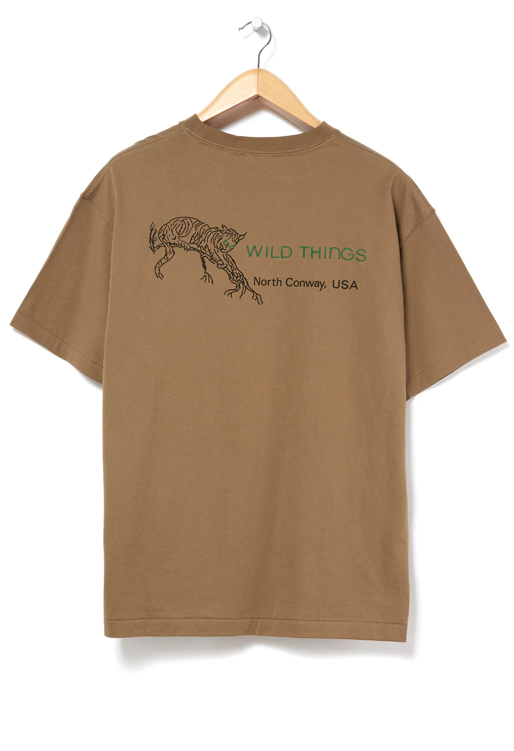Wild Things Men's Wild Cat T-Shirt - Sand