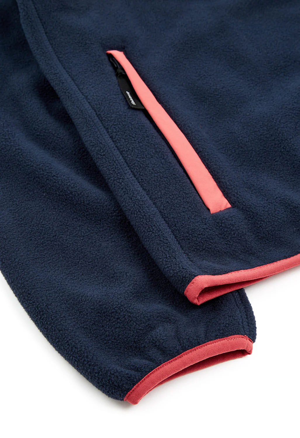 Finisterre Women's Axiom 1/4 Snap Fleece - Navy / Rouge / Willow Green - Image 5