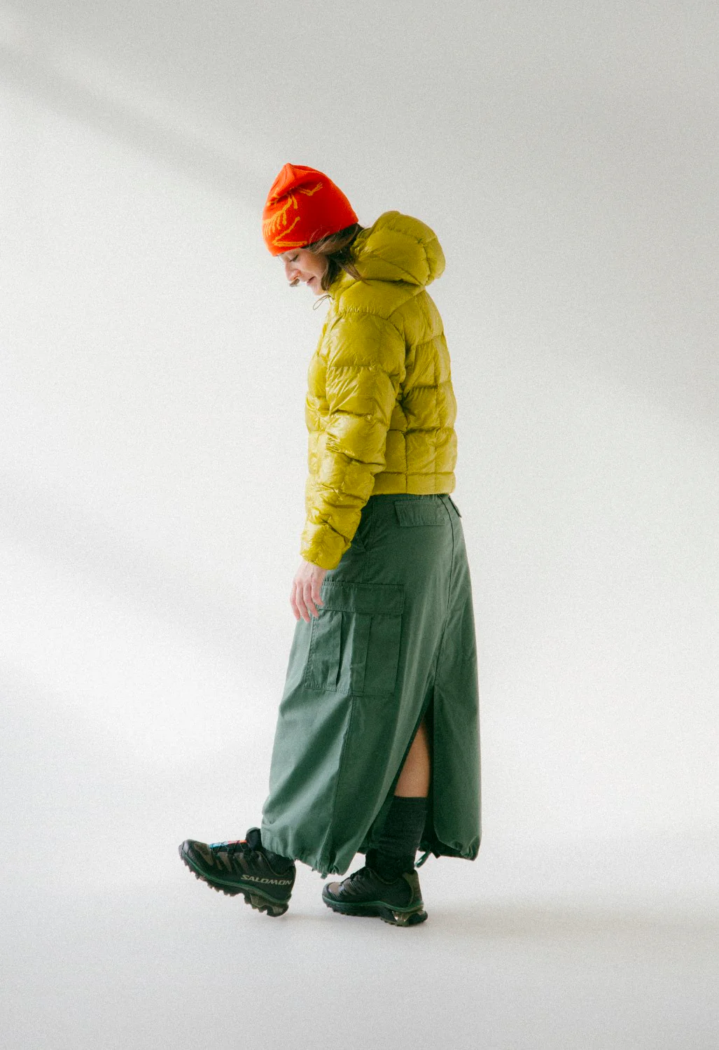 Carhartt WIP Women's Cargo Skirt Long - Duck Green - Image 6