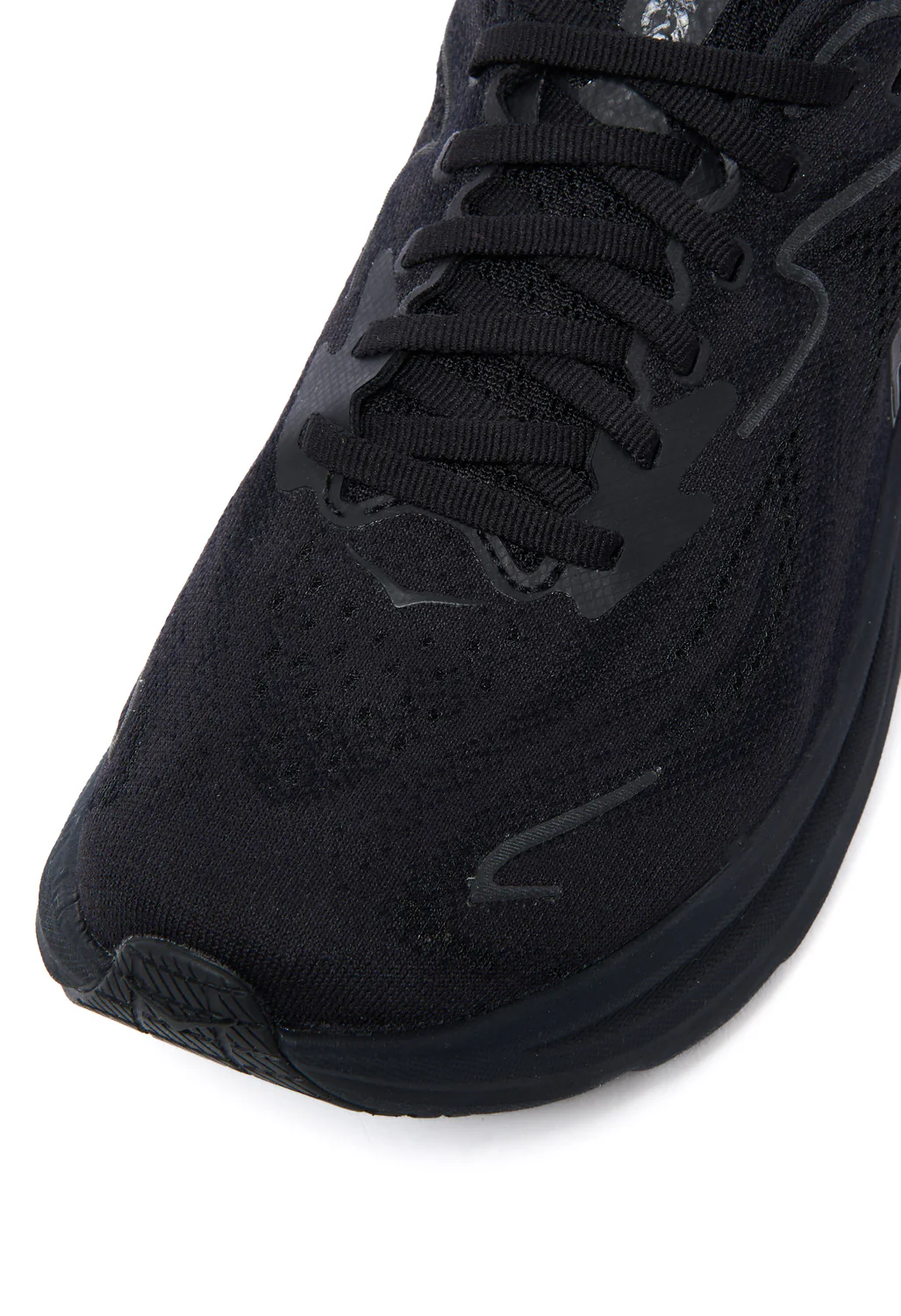 Hoka Women's Clifton 10 Trainers - Black / Black - Image 2