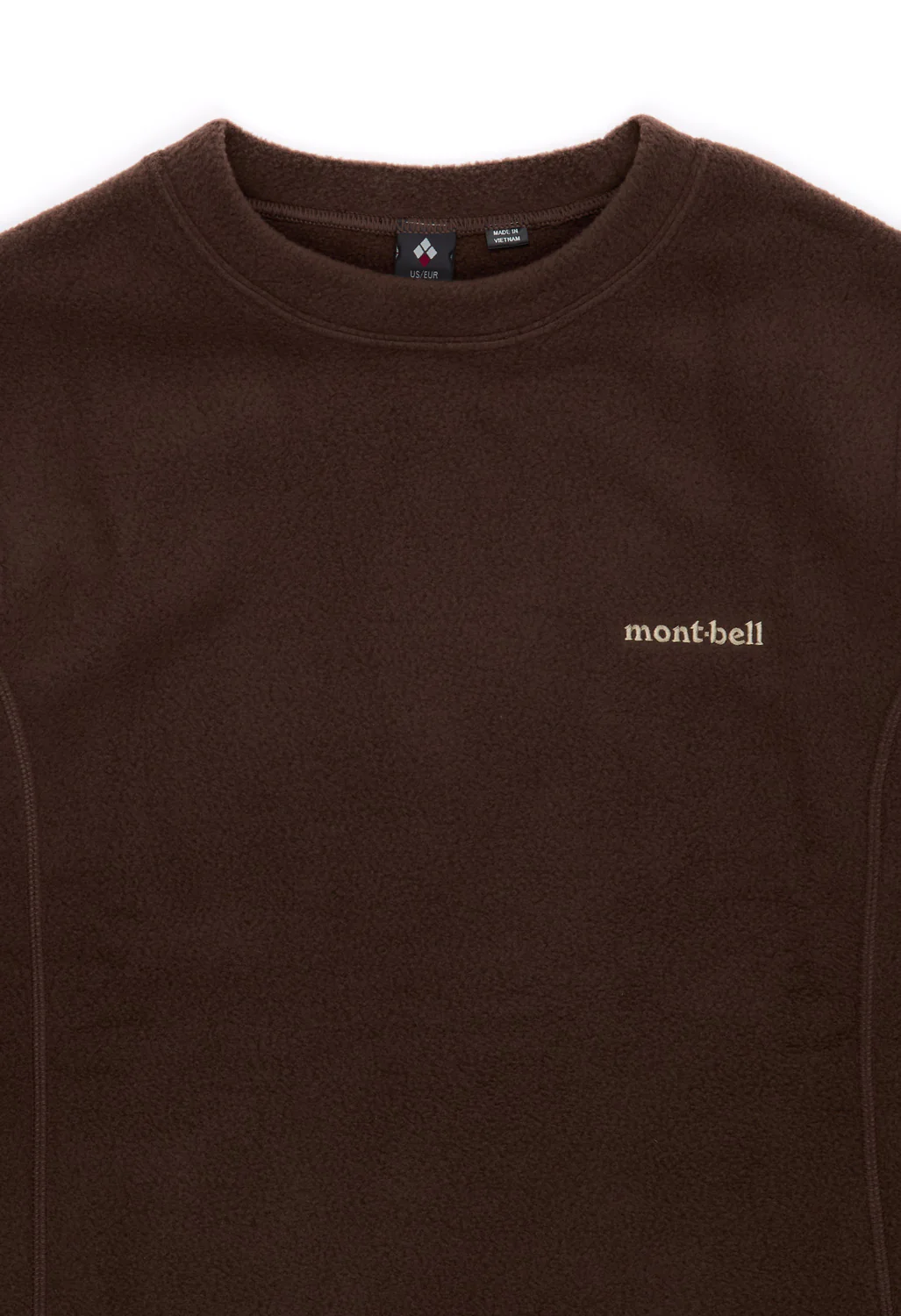 Montbell Women's Climaplus 100 Lite Sweatshirt - Dark Brown - Image 3