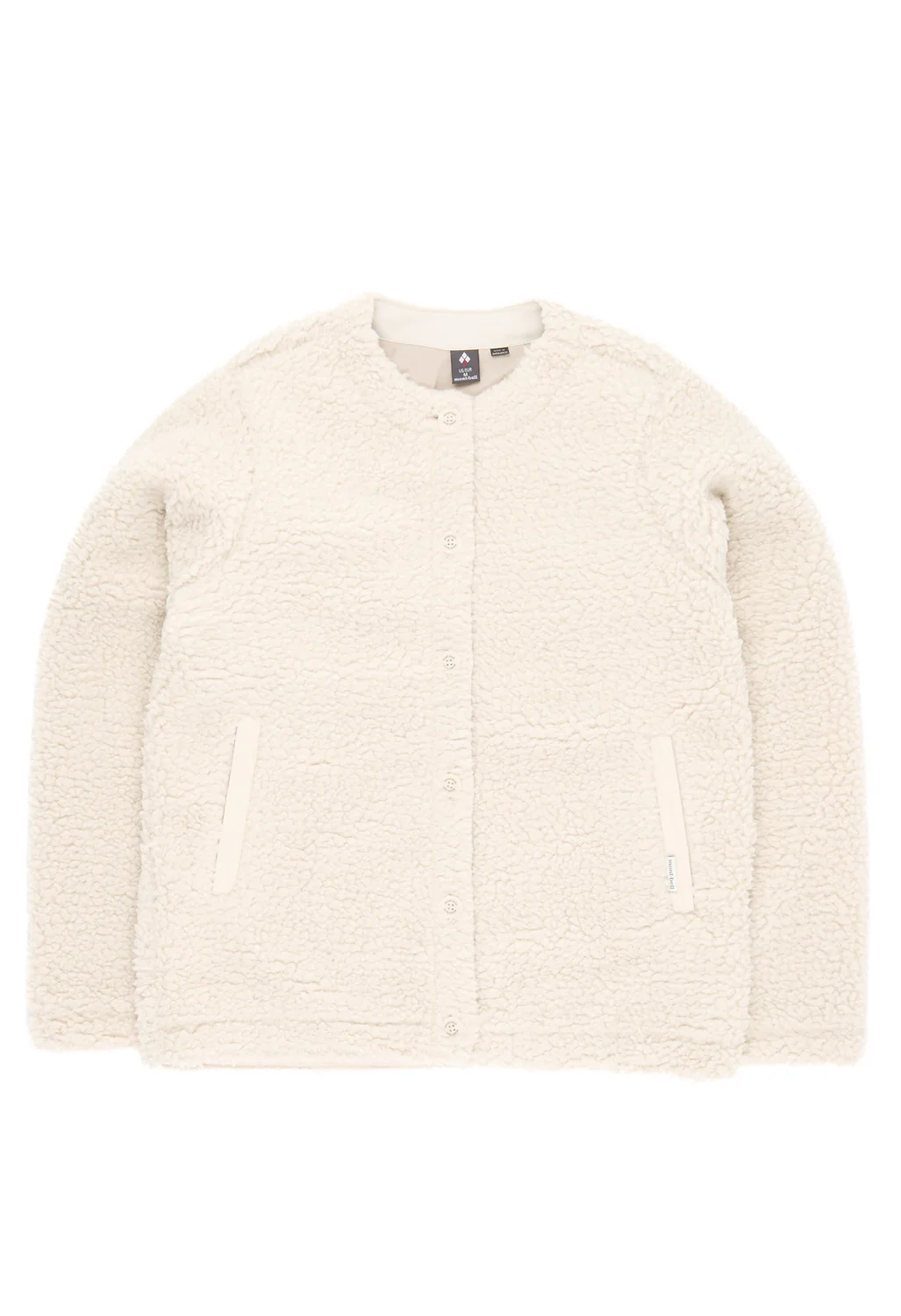Montbell Women's Climaplus Shearling Cardigan - Ivory