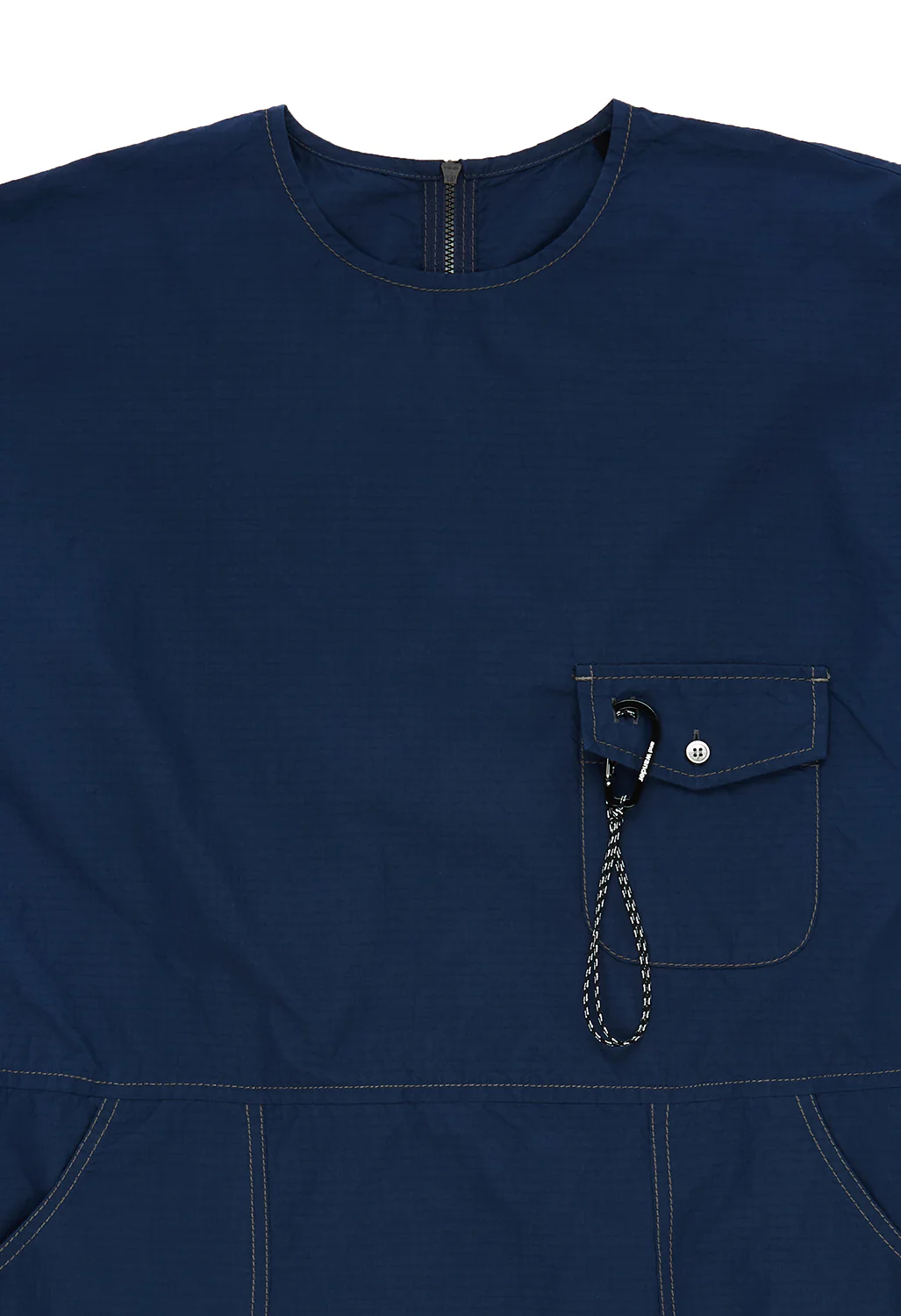 and wander Women's Cordura Cotton Rip Dress - Blue - Image 3