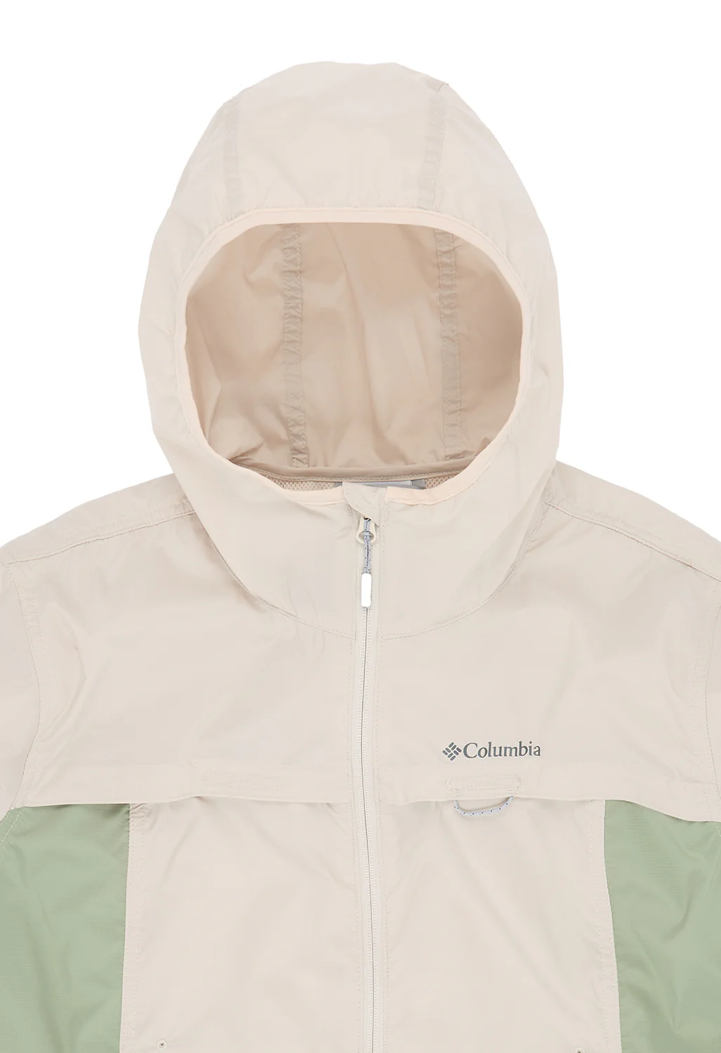 Columbia Women's Crested Canyon Windbreaker - Dark Stone / Safari - Image 3