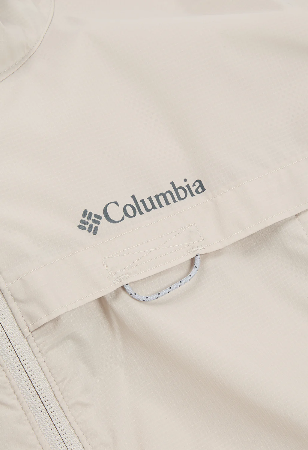 Columbia Women's Crested Canyon Windbreaker - Dark Stone / Safari - Image 4
