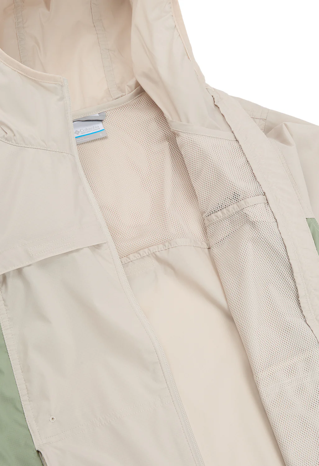 Columbia Women's Crested Canyon Windbreaker - Dark Stone / Safari - Image 5