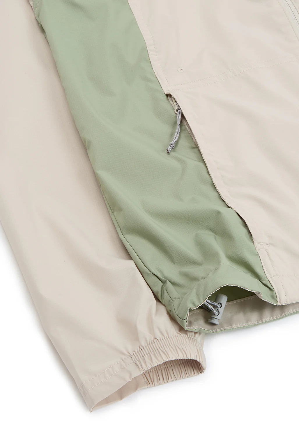 Columbia Women's Crested Canyon Windbreaker - Dark Stone / Safari - Image 6