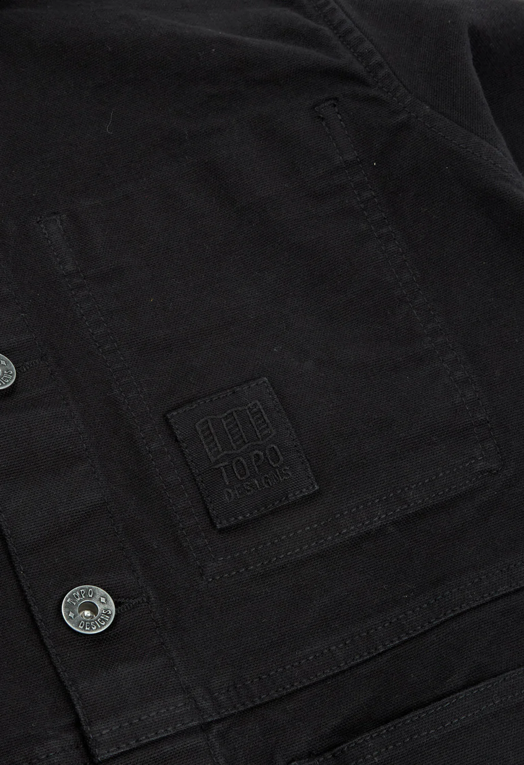 Topo Designs Women's Dirt Utility Jacket - Black - Image 4